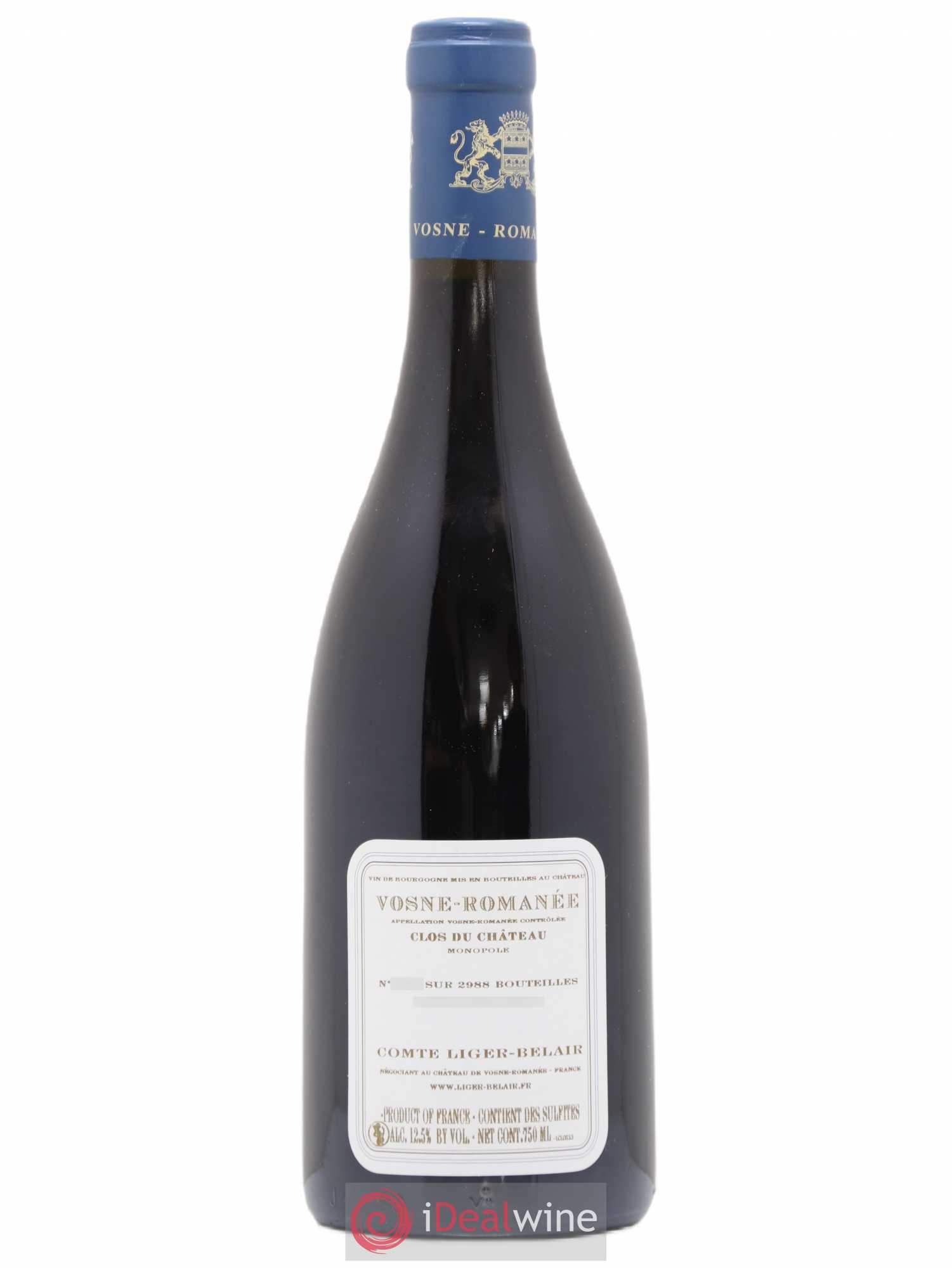 Vosne-Romanée Clos du Château Comte Liger-Belair (Domaine du) 2013 - Lot de 1 bouteille - 1