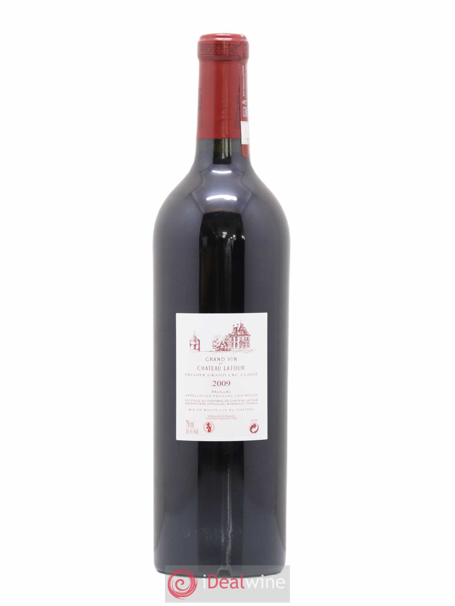 Château Latour 1er Grand Cru Classé 2009 - Lot de 1 bouteille - 1
