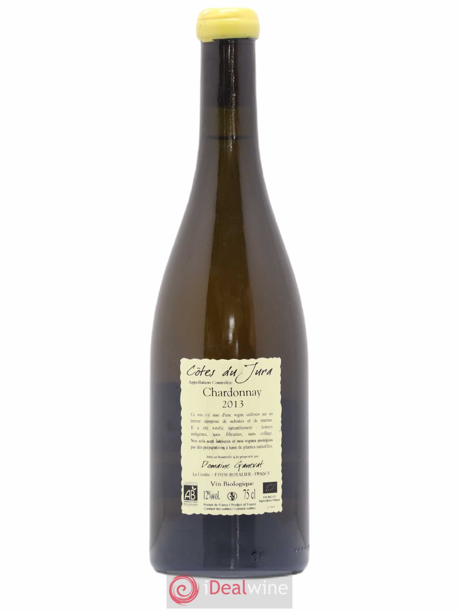 Côtes du Jura Grusse en Billat Jean-François Ganevat (Domaine) 2013 - Lot de 1 bouteille - 1