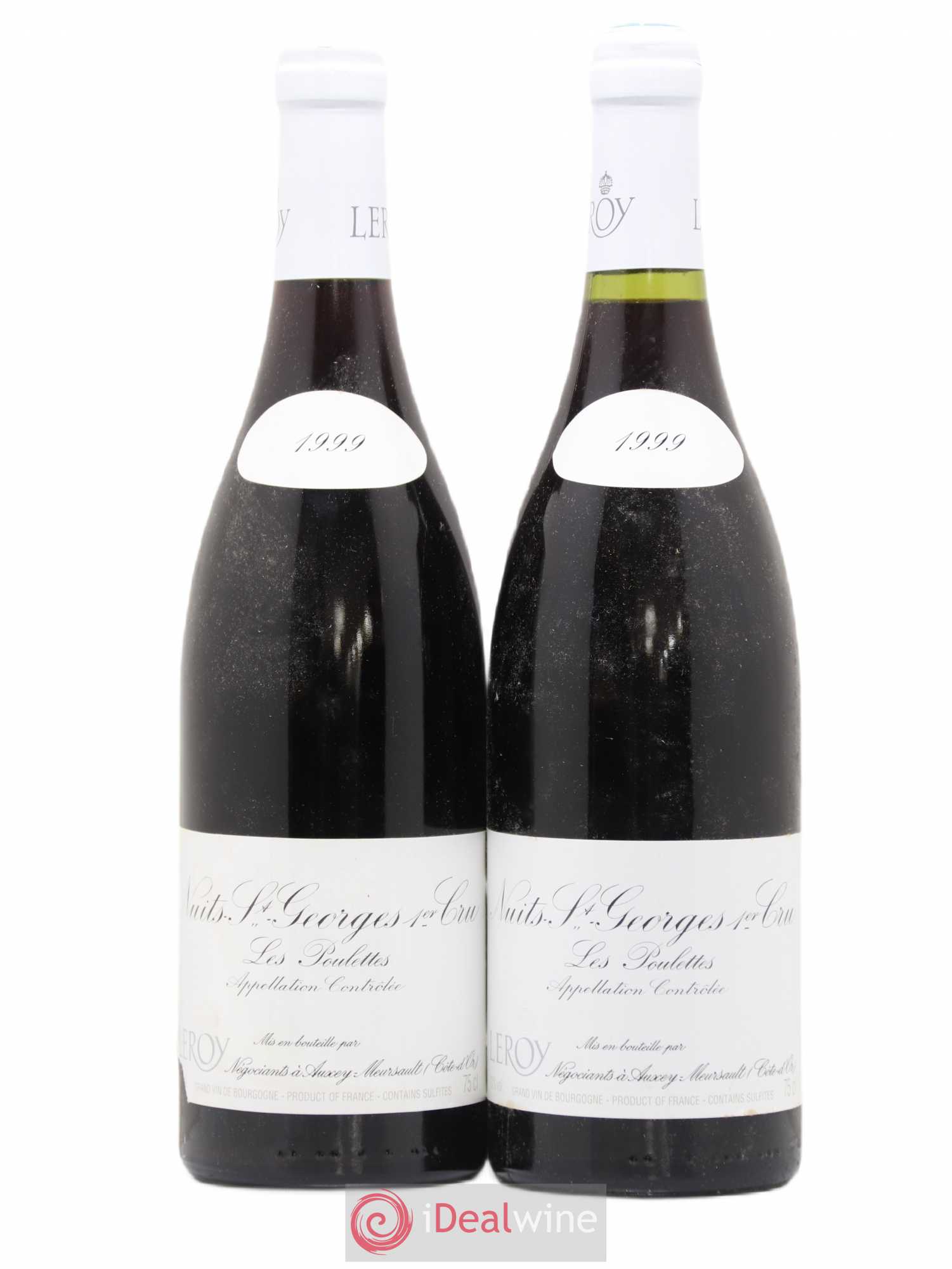 Nuits-Saint-Georges 1er Cru Les Poulettes Leroy SA 1999 - Posten von 2 Flaschen - 0
