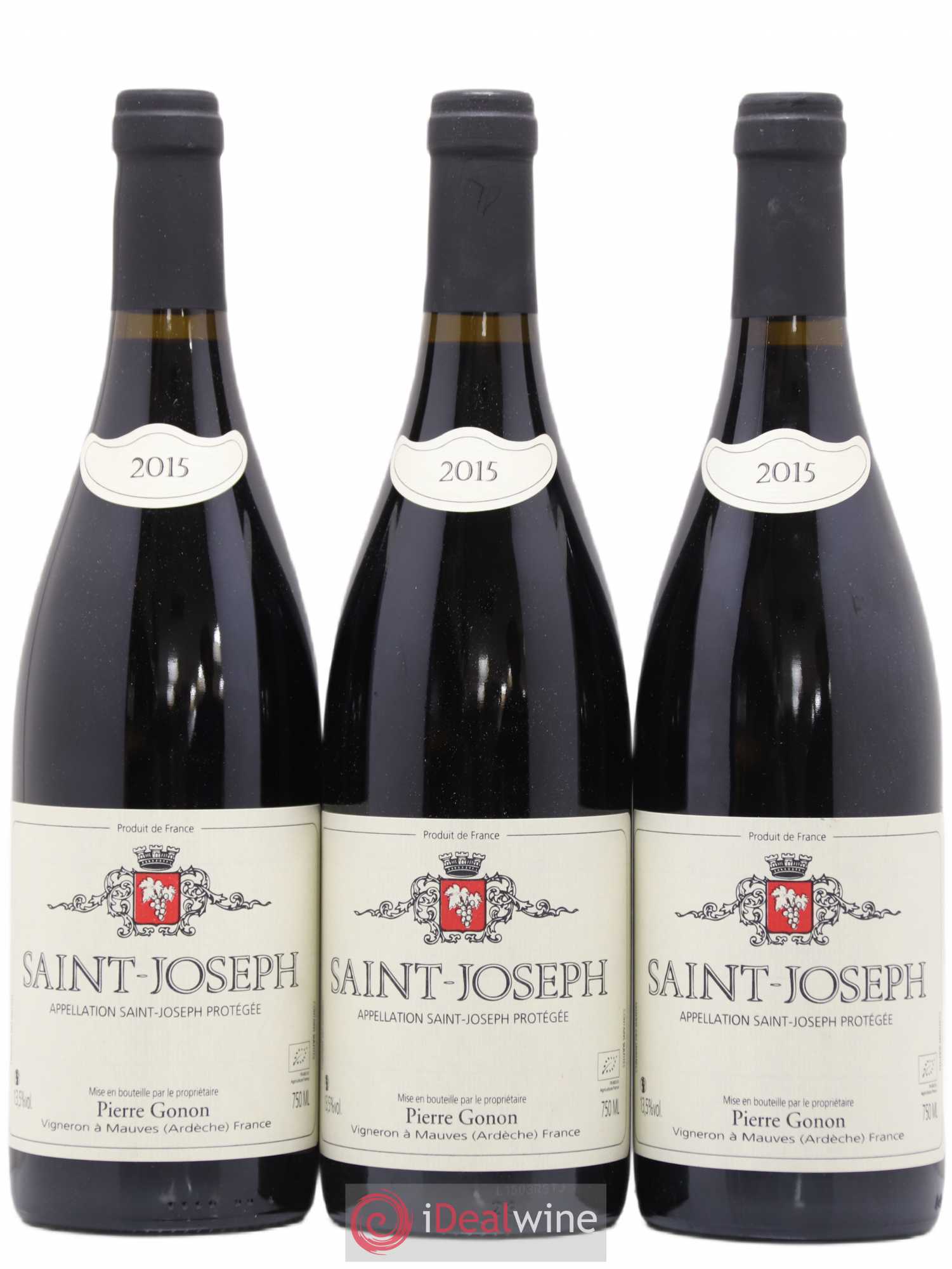 Saint-Joseph Gonon (Domaine) 2015 - Lot de 3 bouteilles - 0