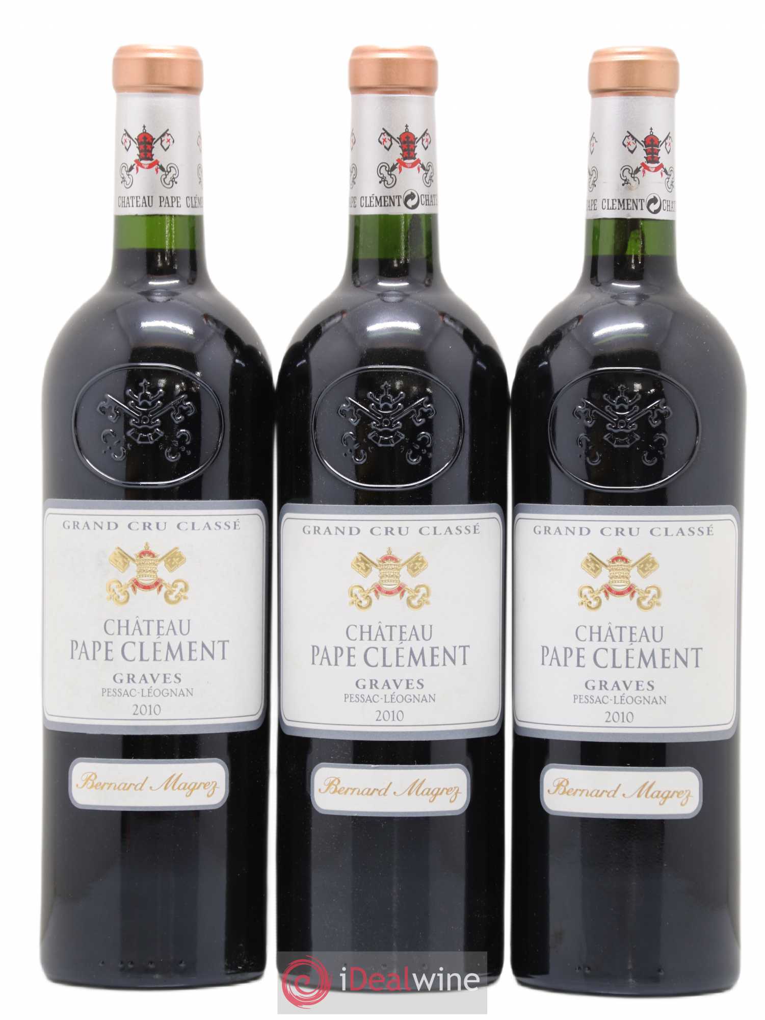 Château Pape Clément Cru Classé de Graves 2010 - Lot de 3 bouteilles - 0