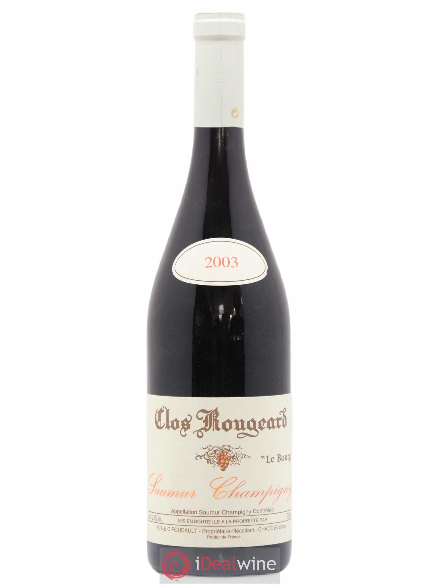 Saumur-Champigny Le Bourg Clos Rougeard 2003 - Lot de 1 bouteille - 0