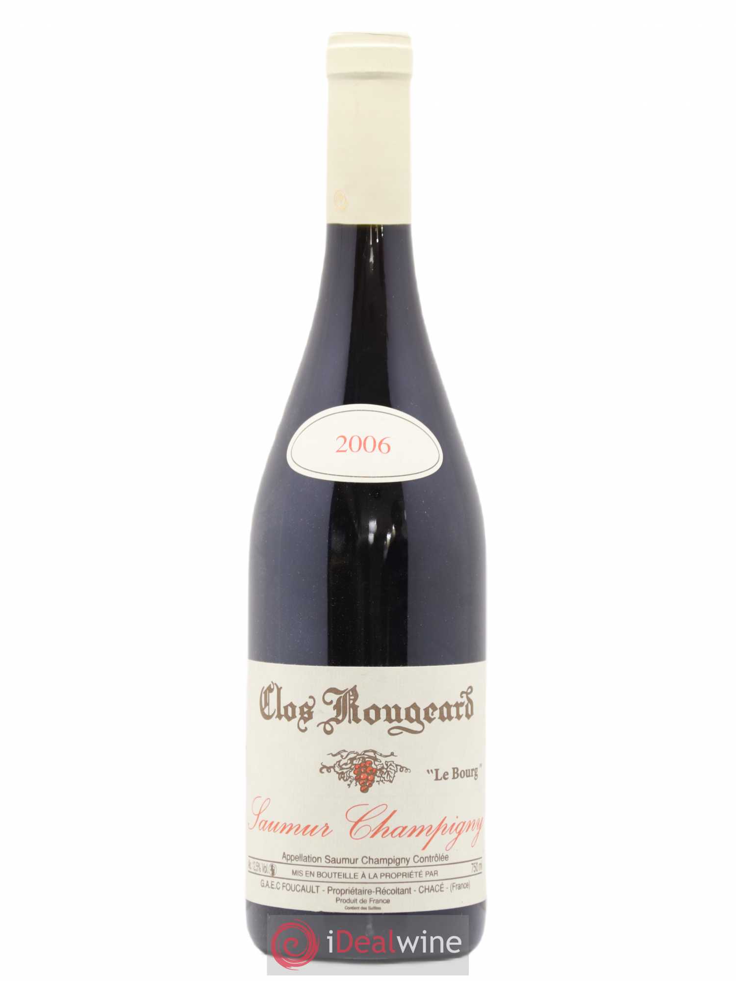 Saumur-Champigny Le Bourg Clos Rougeard 2006 - Lot de 1 bouteille - 0