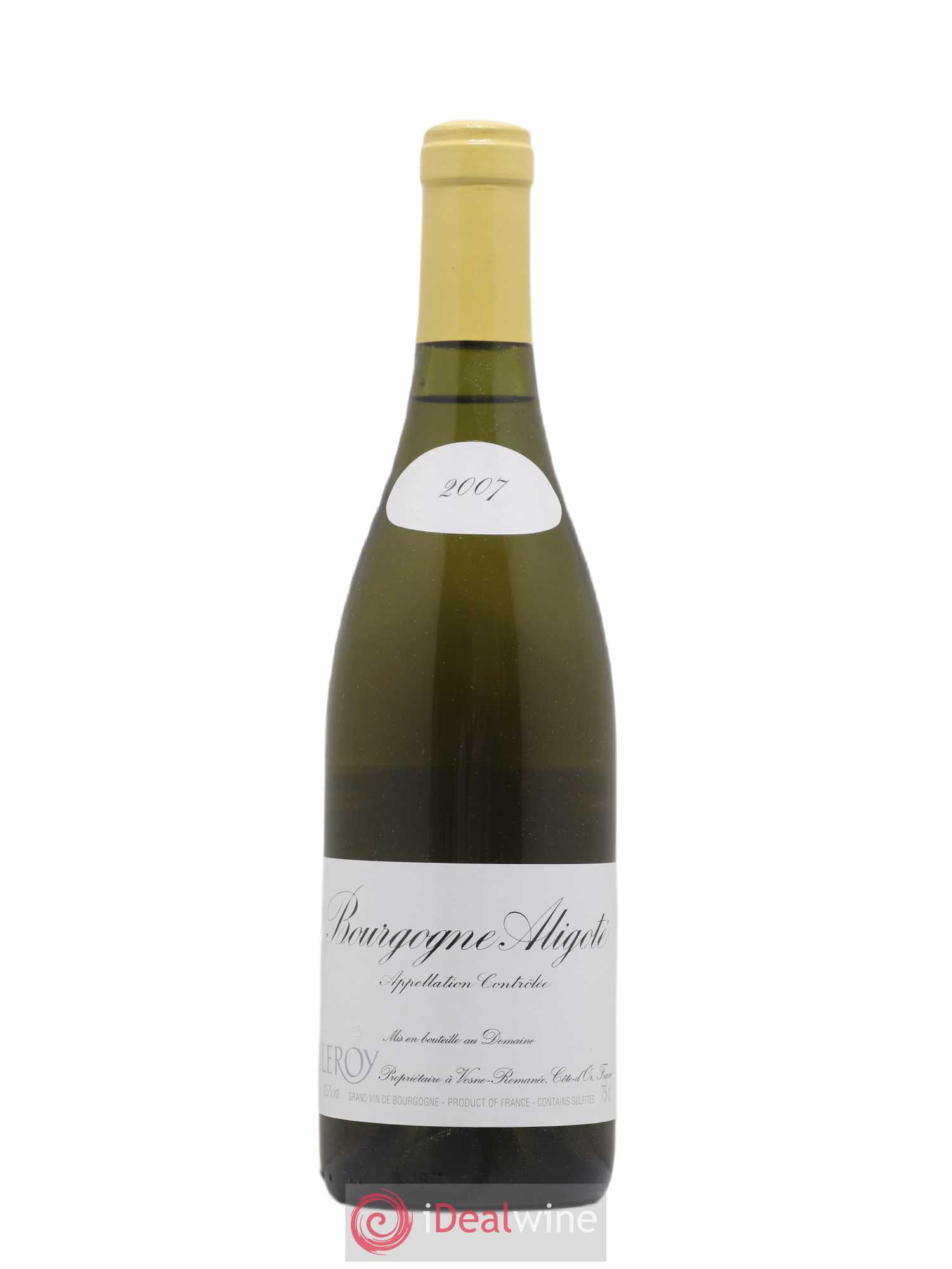 Bourgogne Aligoté Leroy (Domaine) 2007 - Lot de 1 bouteille - 0