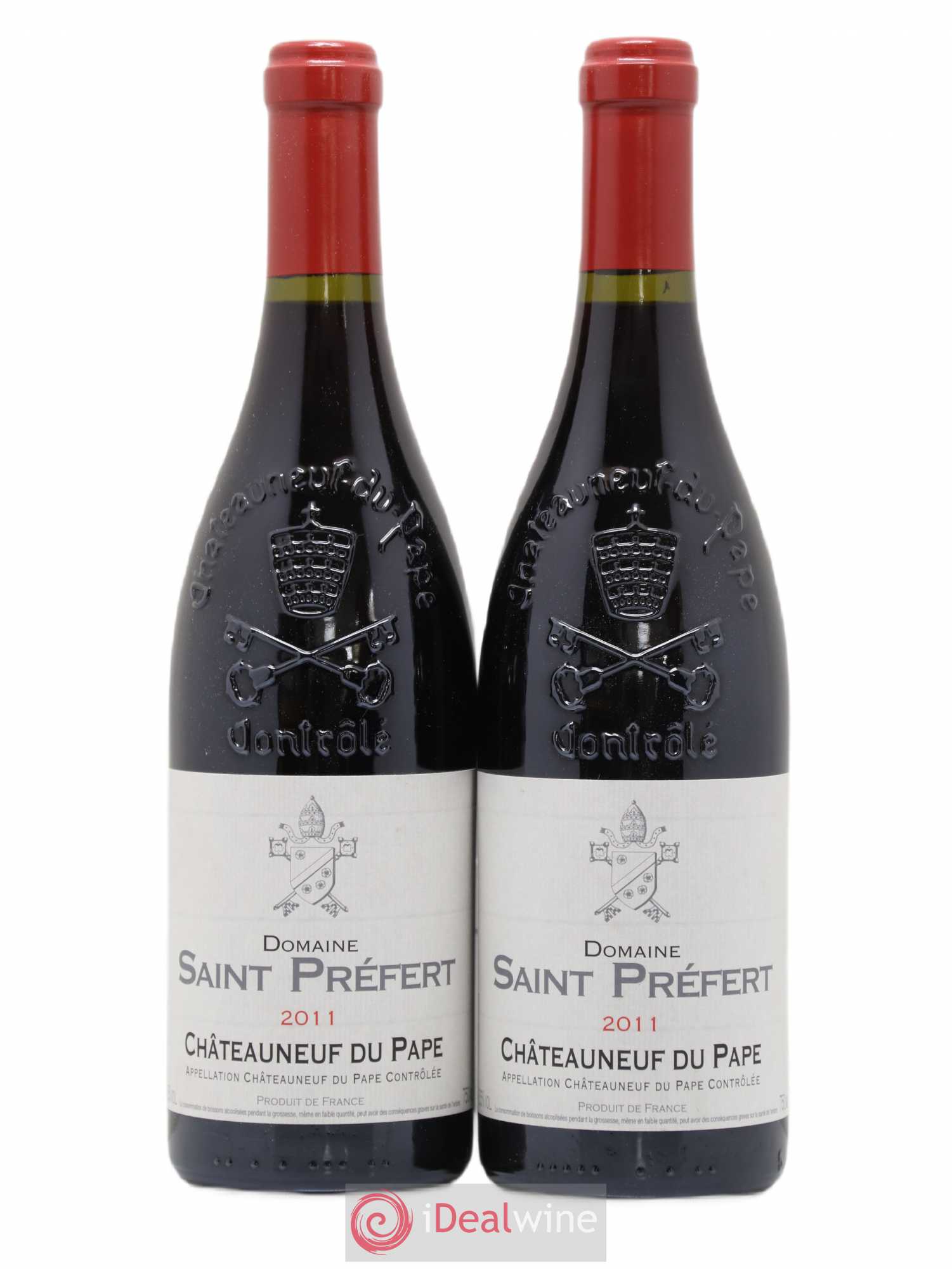 Châteauneuf-du-Pape Domaine Saint-Préfert 2011 - Lot de 2 bouteilles - 0