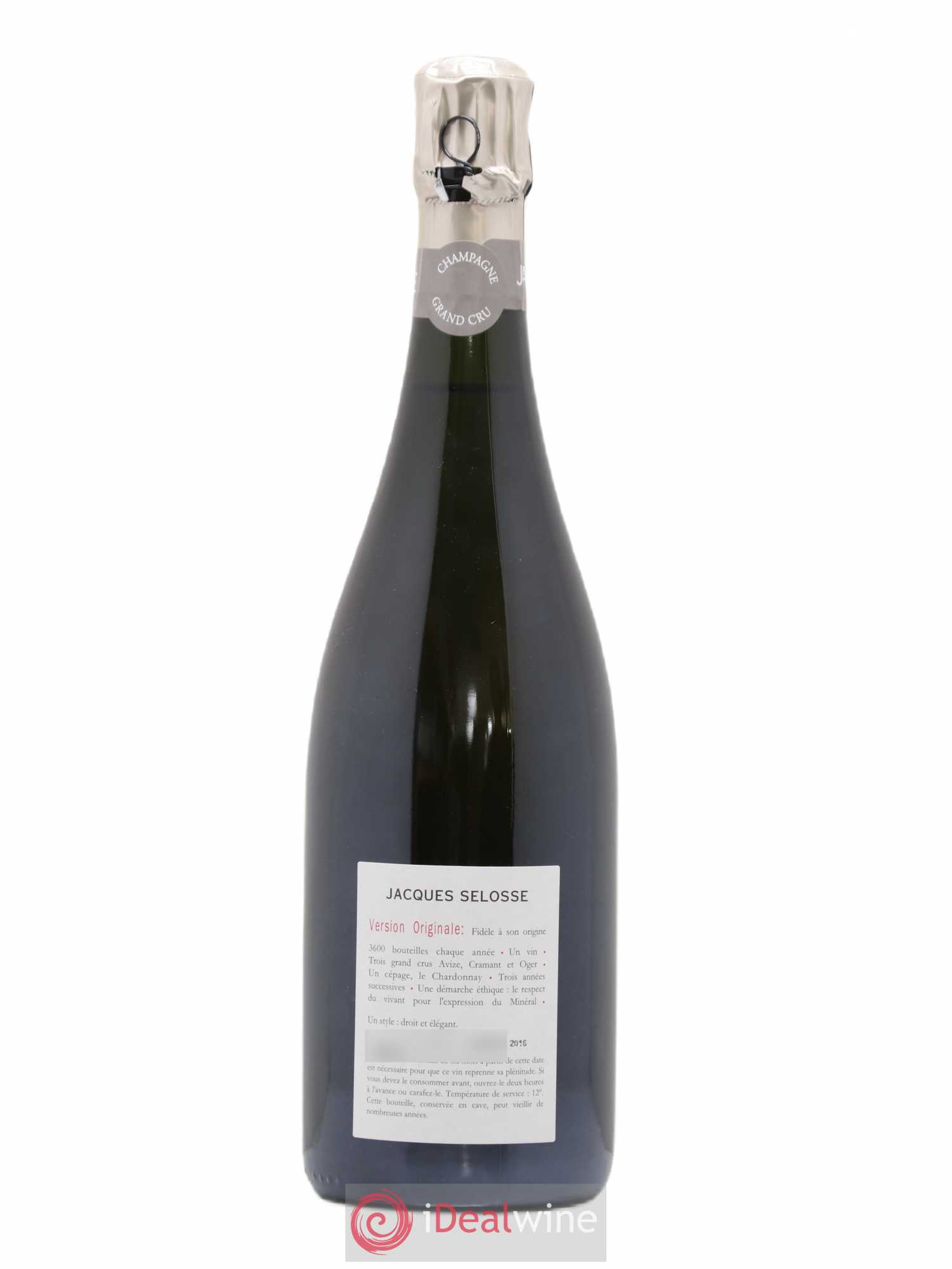 Version Originale Jacques Selosse - Lot de 1 bouteille - 1