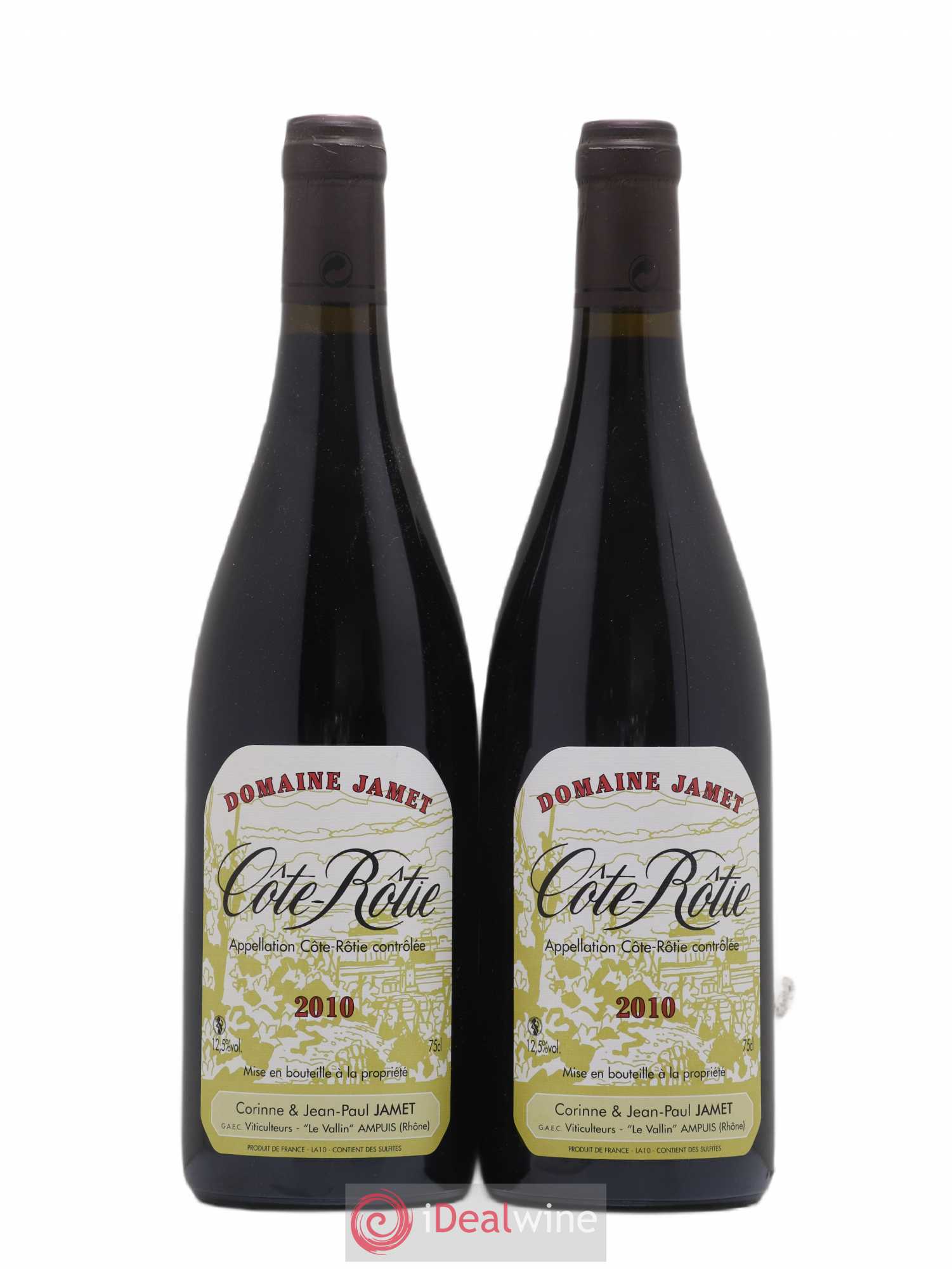 Côte-Rôtie Jamet (Domaine) 2010 - Lot de 2 bouteilles - 0