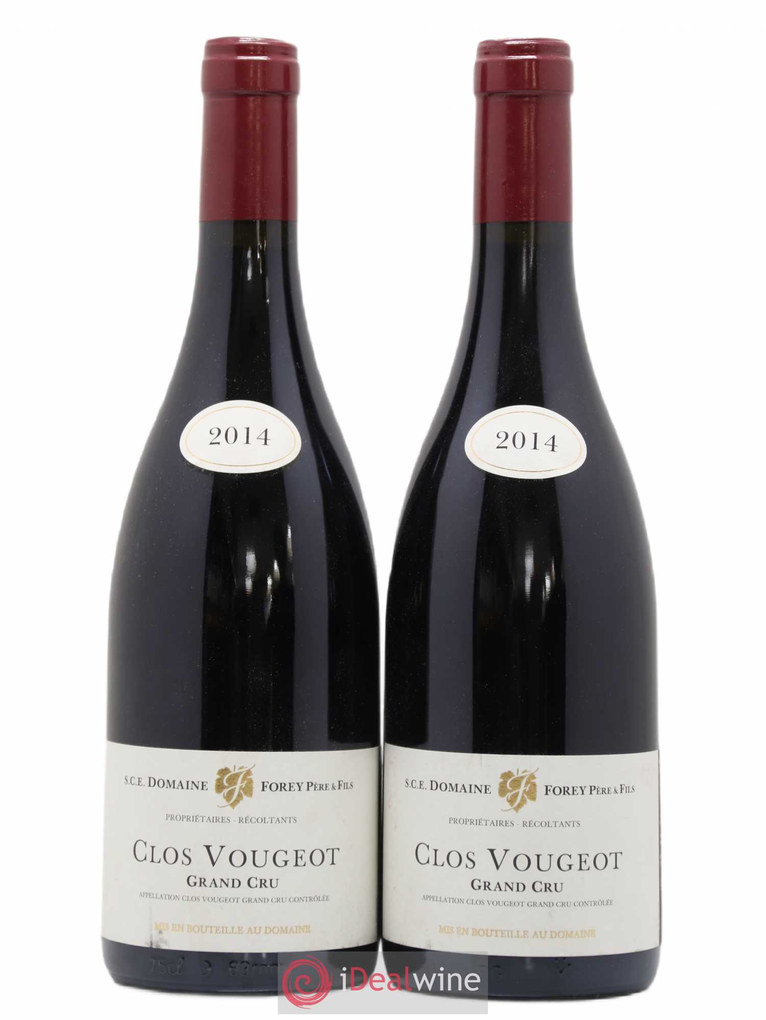 Clos de Vougeot Grand Cru Forey Père et Fils (Domaine) 2014 - Lot de 2 bouteilles - 0
