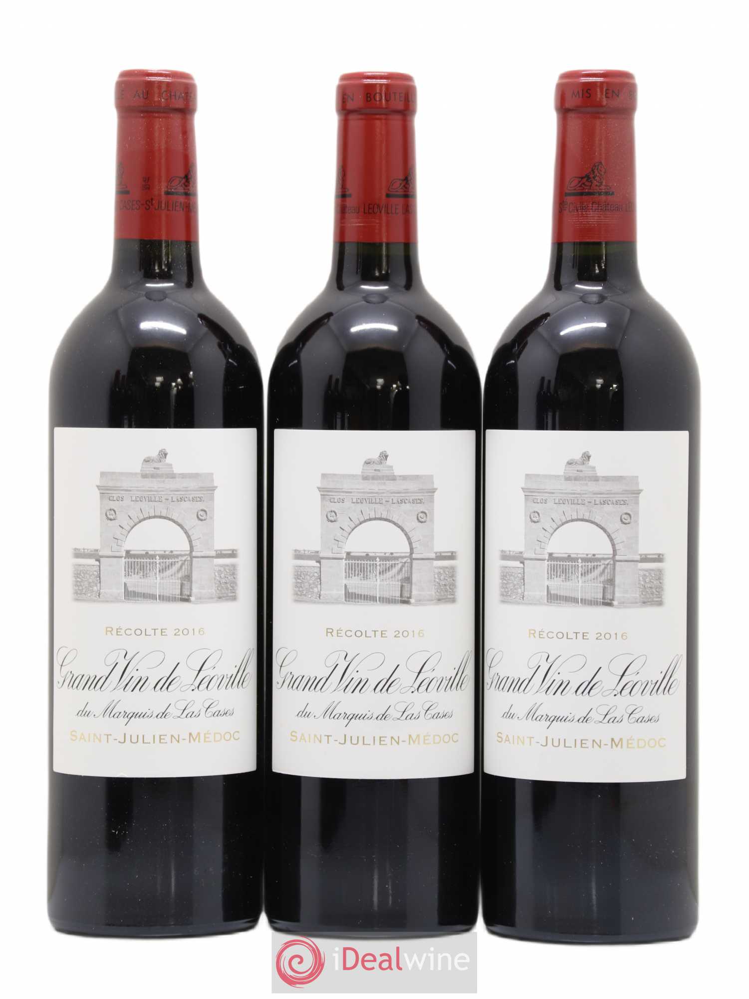 Château Léoville Las Cases 2ème Grand Cru Classé 2016 - Lot de 6 bouteilles - 1