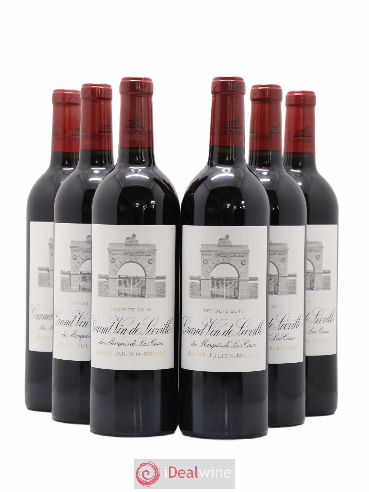 Château Léoville Las Cases 2ème Grand Cru Classé 2016 - Lot de 6 bouteilles - 0