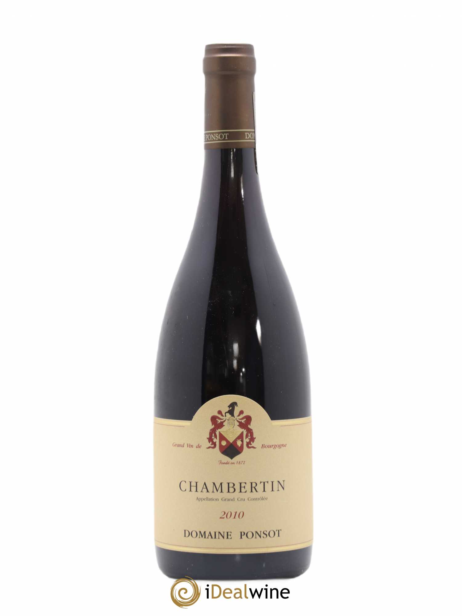 Chambertin Grand Cru Ponsot (Domaine) 2010 - Lot de 1 bouteille - 0