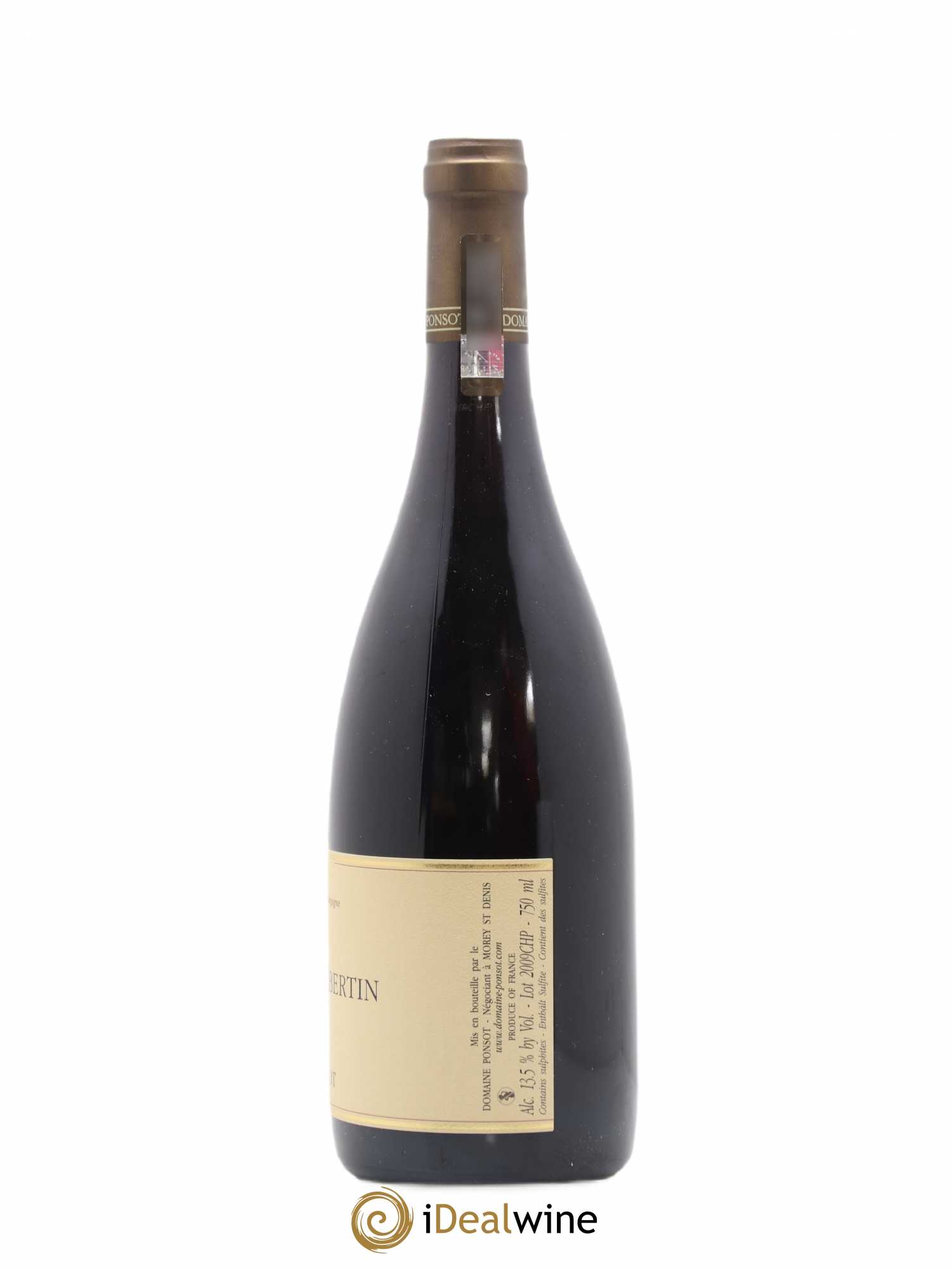 Chapelle-Chambertin Grand Cru Ponsot (Domaine) 2009 - Lot de 1 bouteille - 1