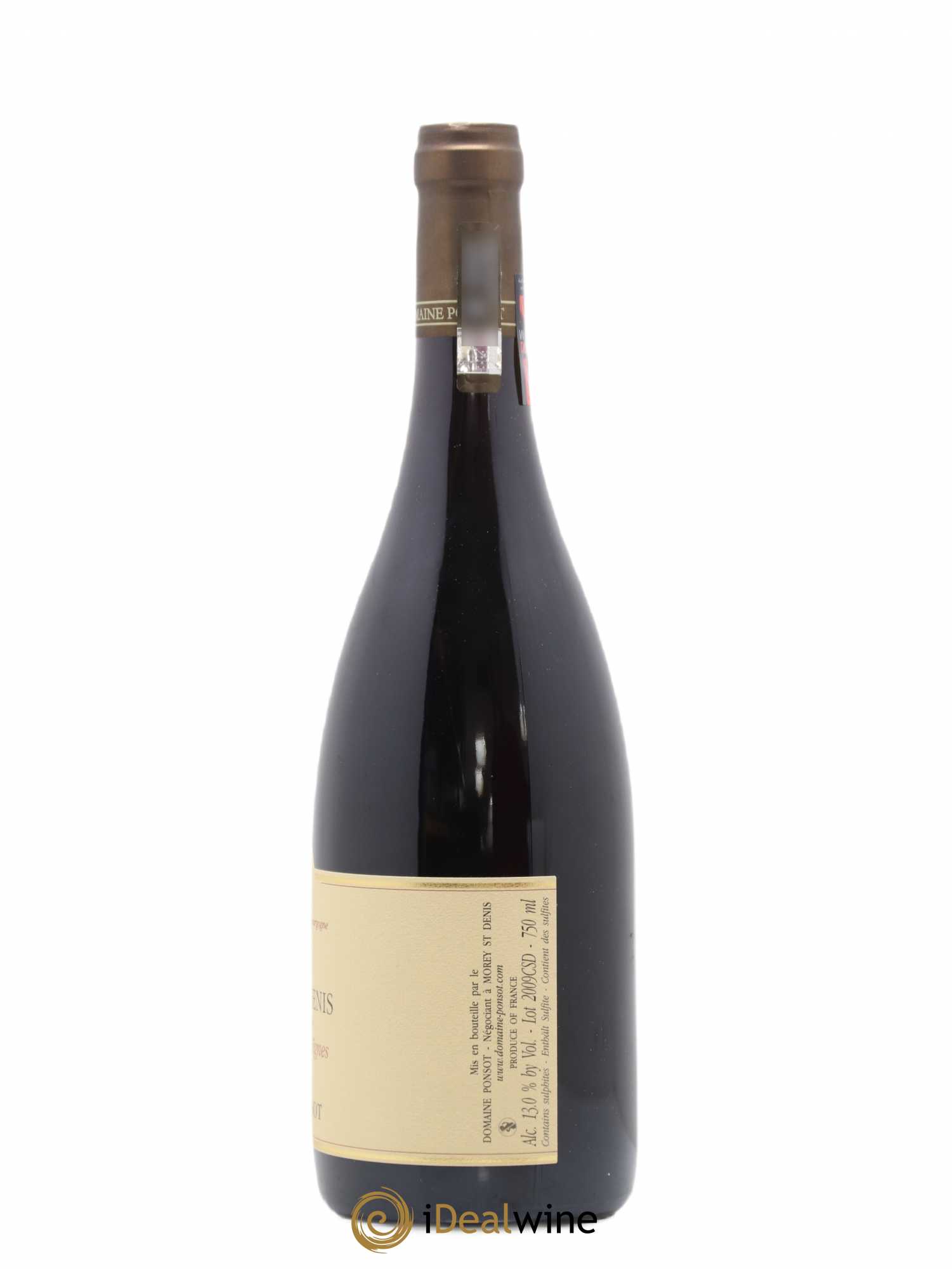 Clos Saint-Denis Grand Cru Vieilles Vignes Ponsot (Domaine) 2009 - Lot de 1 bouteille - 1