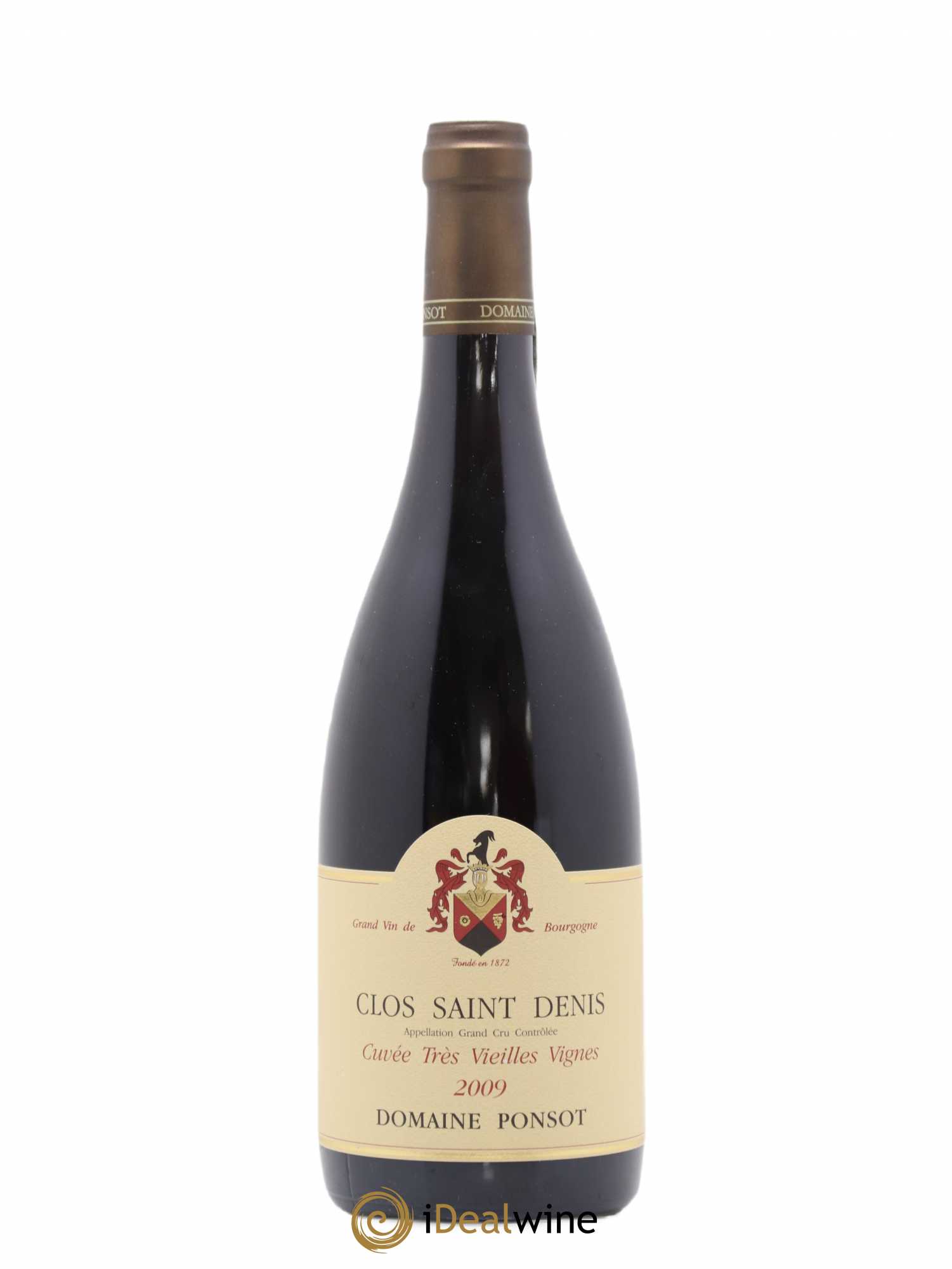 Clos Saint-Denis Grand Cru Vieilles Vignes Ponsot (Domaine) 2009 - Lot de 1 bouteille - 0