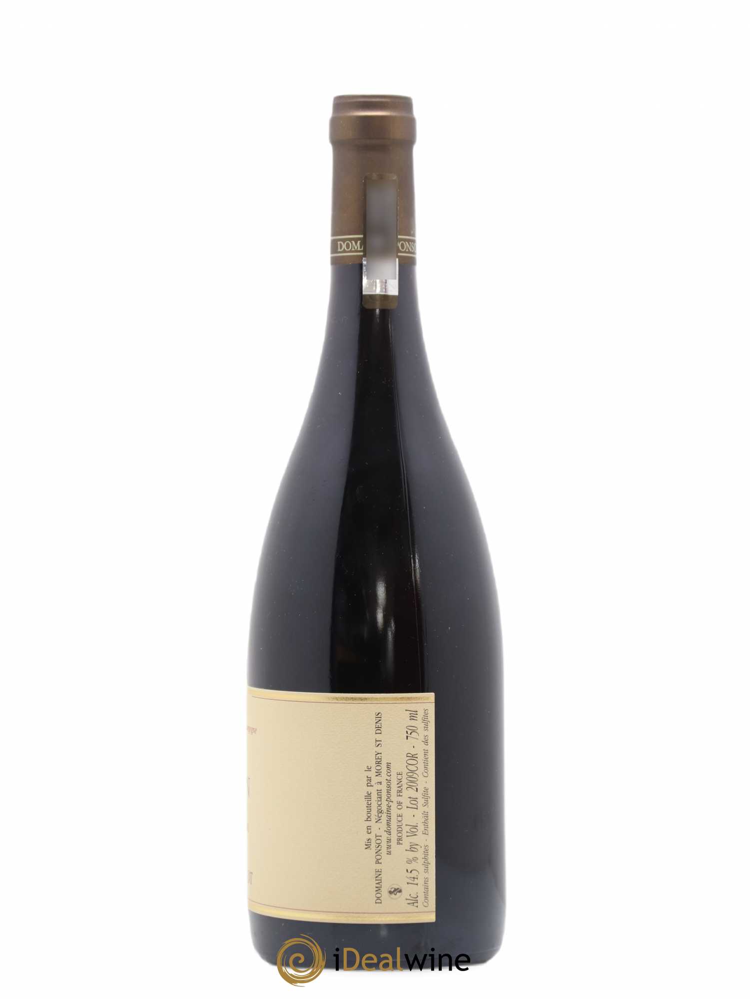 Corton Grand Cru Cuvée du Bourdon Ponsot (Domaine) 2009 - Lot de 1 bouteille - 1