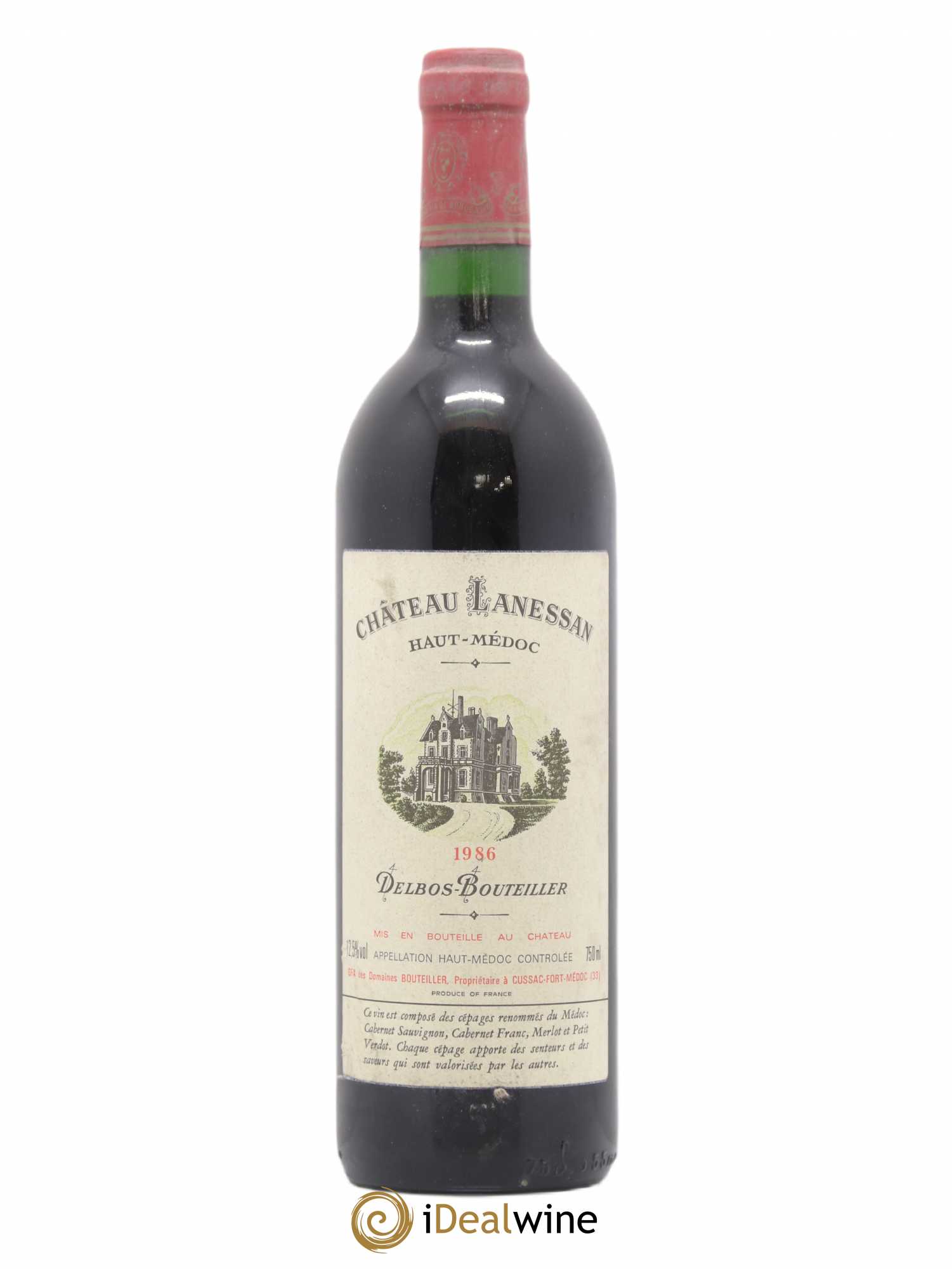Château Lanessan Cru Bourgeois 1986 - Lot de 1 bouteille - 0