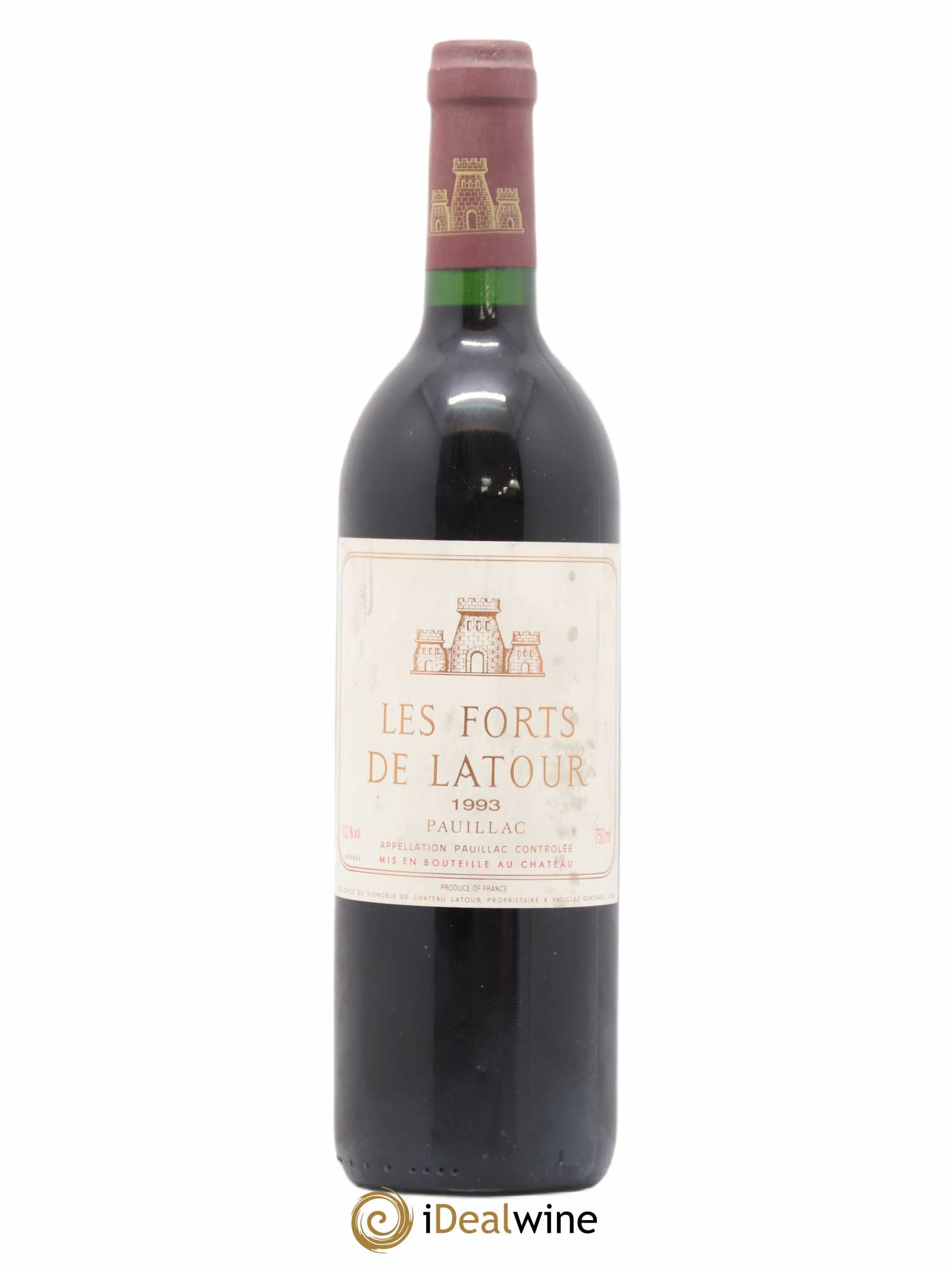 Les Forts de Latour Second Vin 1993 - Lot de 1 bouteille - 0