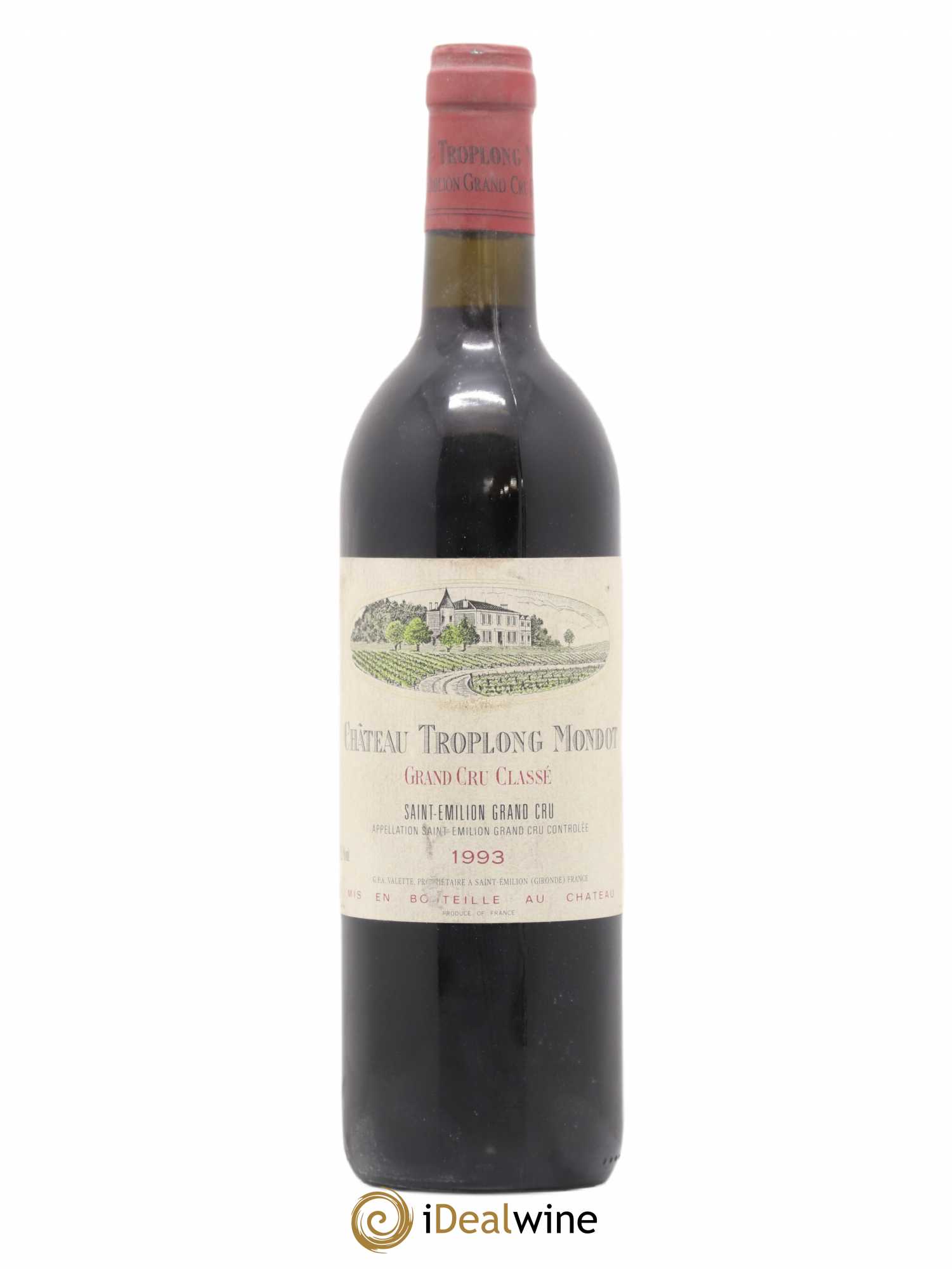 Château Troplong Mondot 1er Grand Cru Classé B 1993 - Lot de 1 bouteille - 0