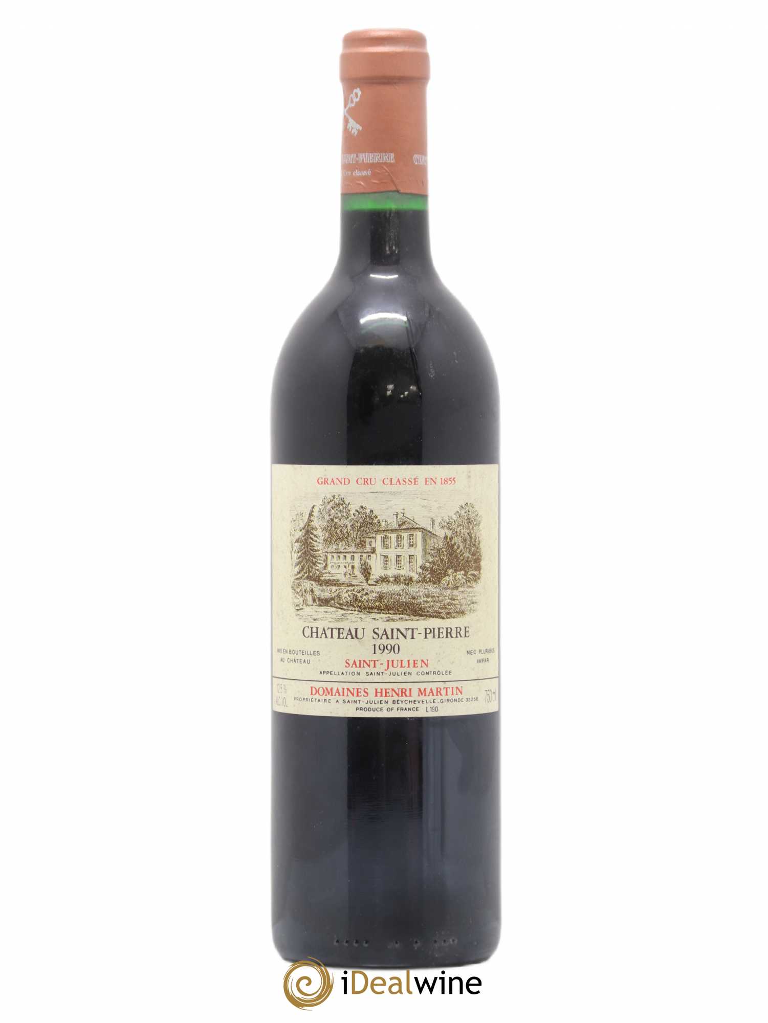 Château Saint-Pierre 4ème Grand Cru Classé 1990 - Lot de 1 bouteille - 0