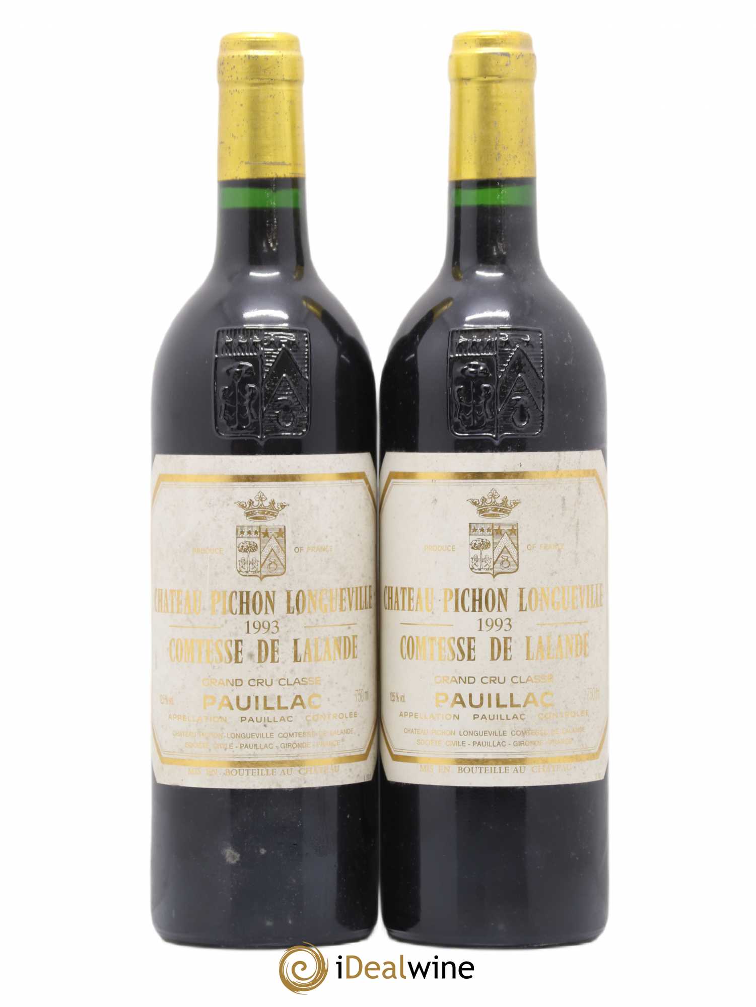 Château Pichon Longueville Comtesse de Lalande 2ème Grand Cru Classé 1993 - Lot de 2 bouteilles - 0