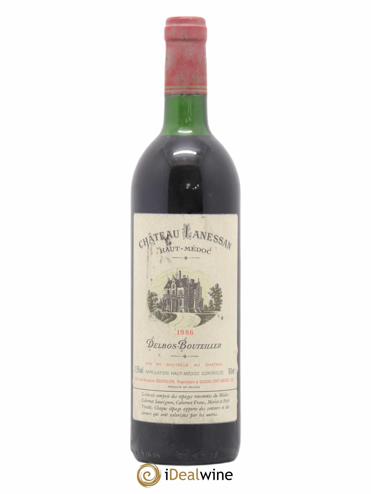 Château Lanessan Cru Bourgeois 1986 - Lot de 1 bouteille - 0