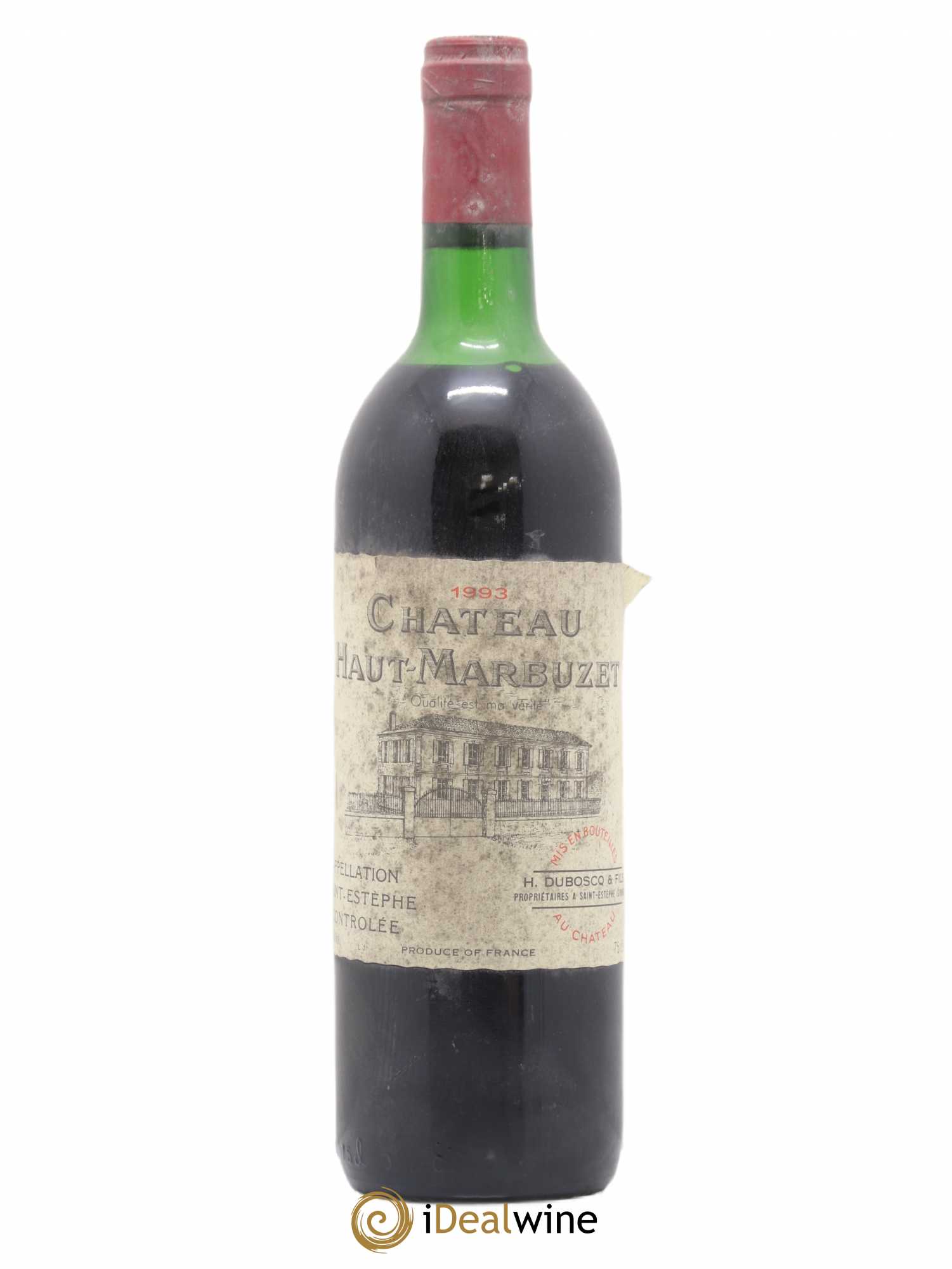 Château Haut Marbuzet 1993 - Lot de 1 bouteille - 0