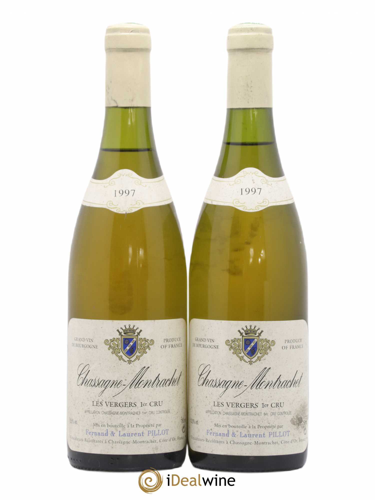 Chassagne-Montrachet 1er Cru Les Vergers Pillot 1997 - Posten von 2 Flaschen - 0