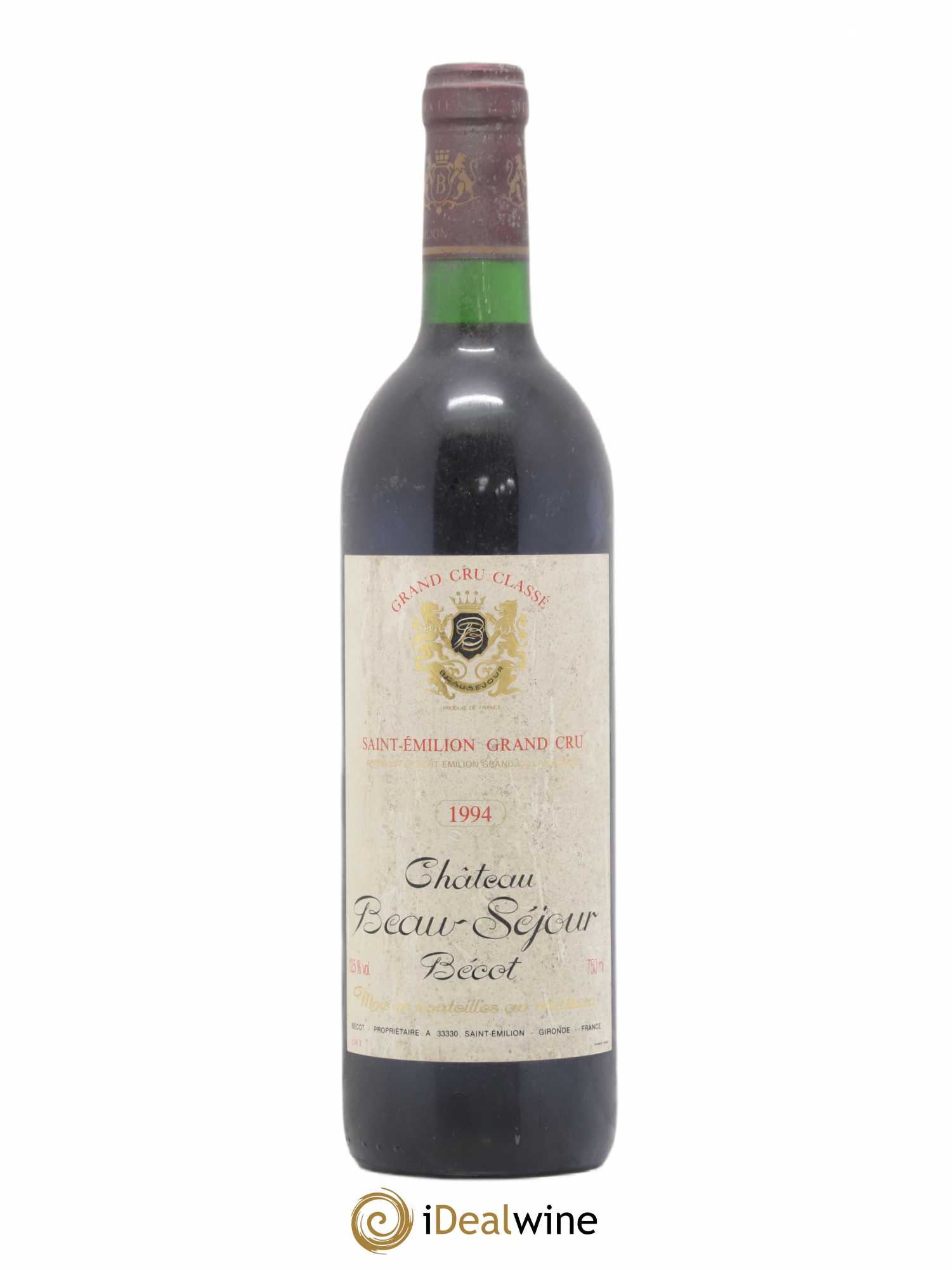Château Beau-Séjour Bécot 1er Grand Cru Classé B 1994 - Lot de 1 bouteille - 0