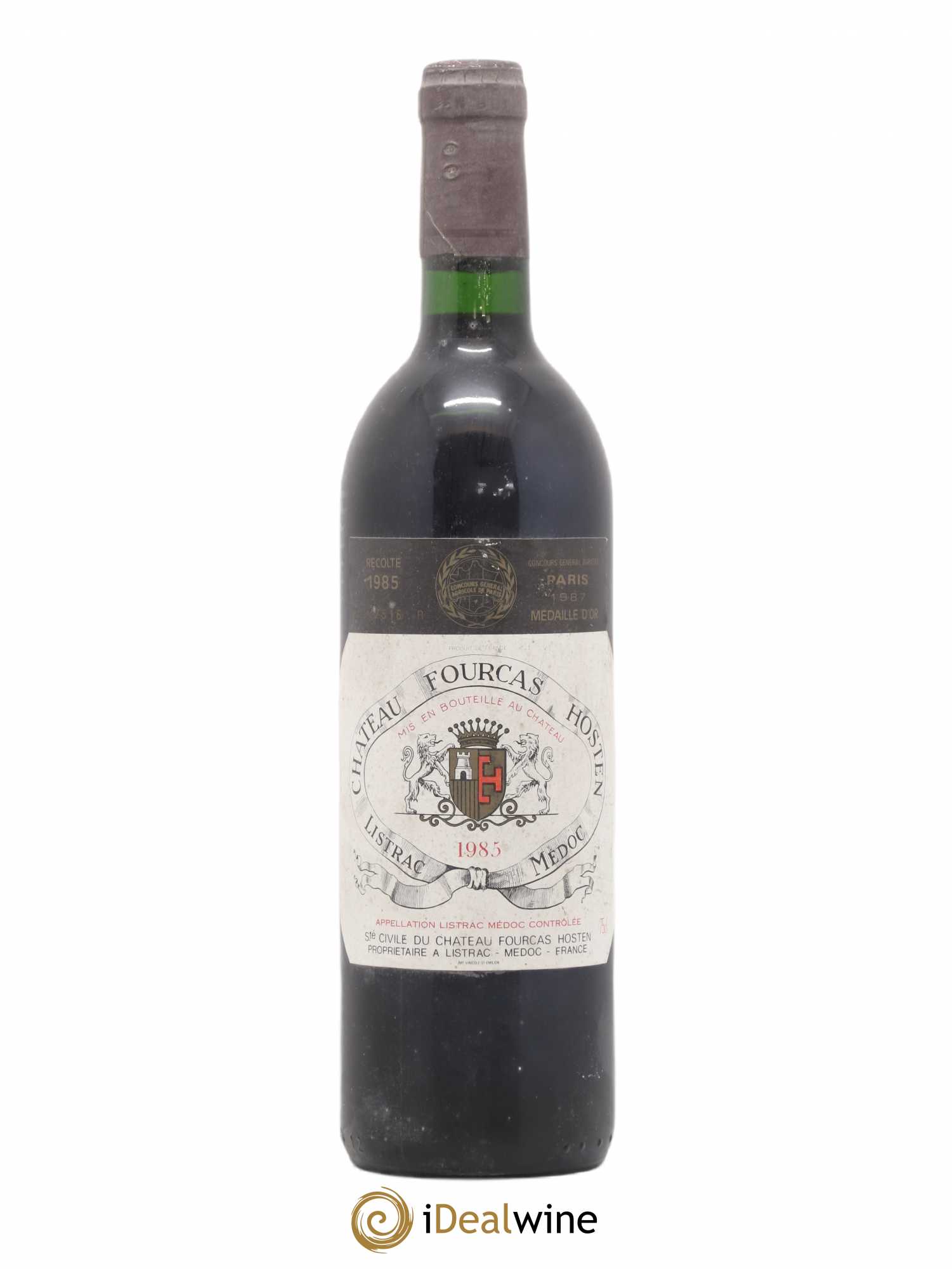 Château Fourcas Hosten Cru Bourgeois 1985 - Lot de 1 bouteille - 0