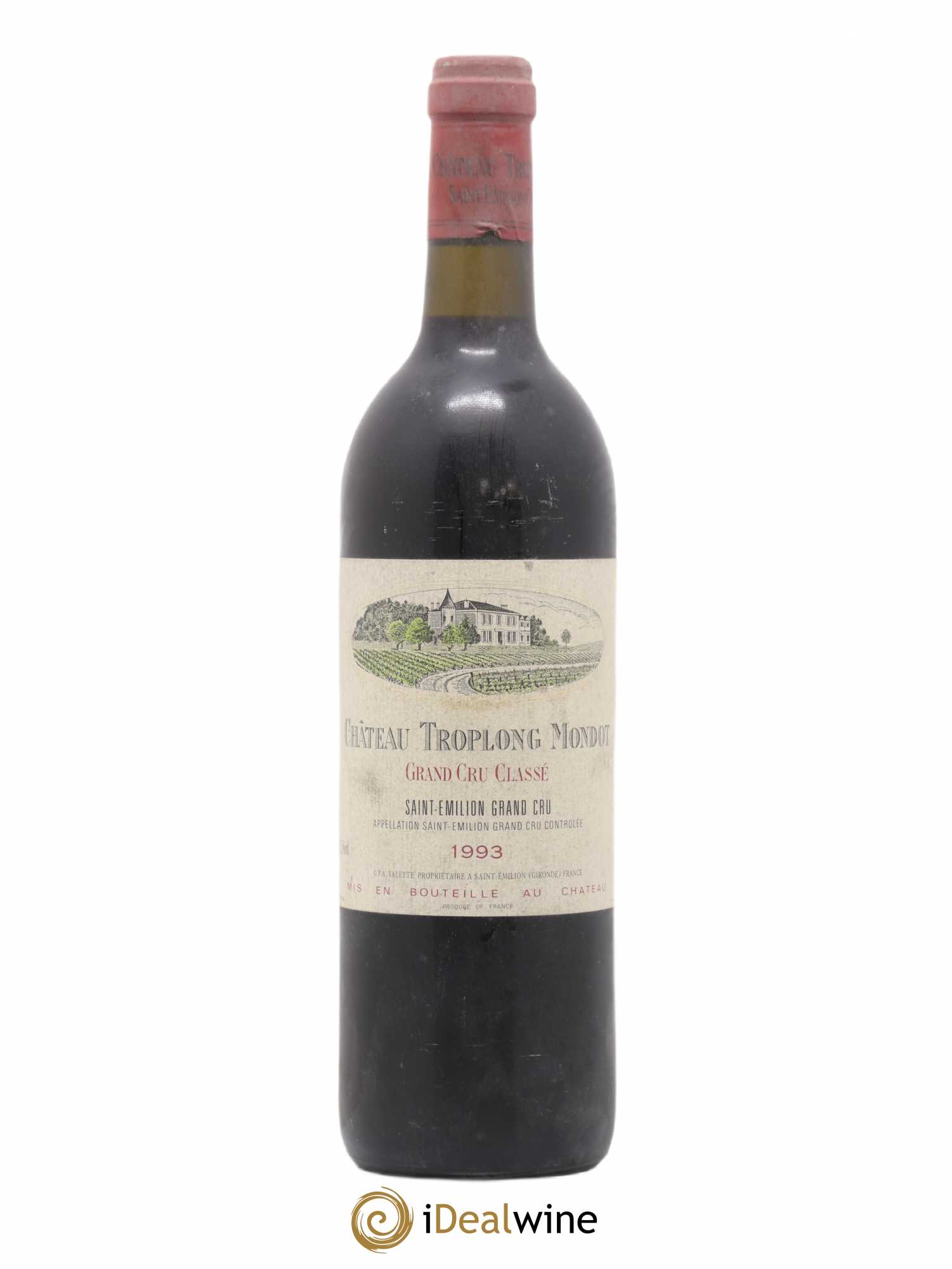 Château Troplong Mondot 1er Grand Cru Classé B 1993 - Lot de 1 bouteille - 0