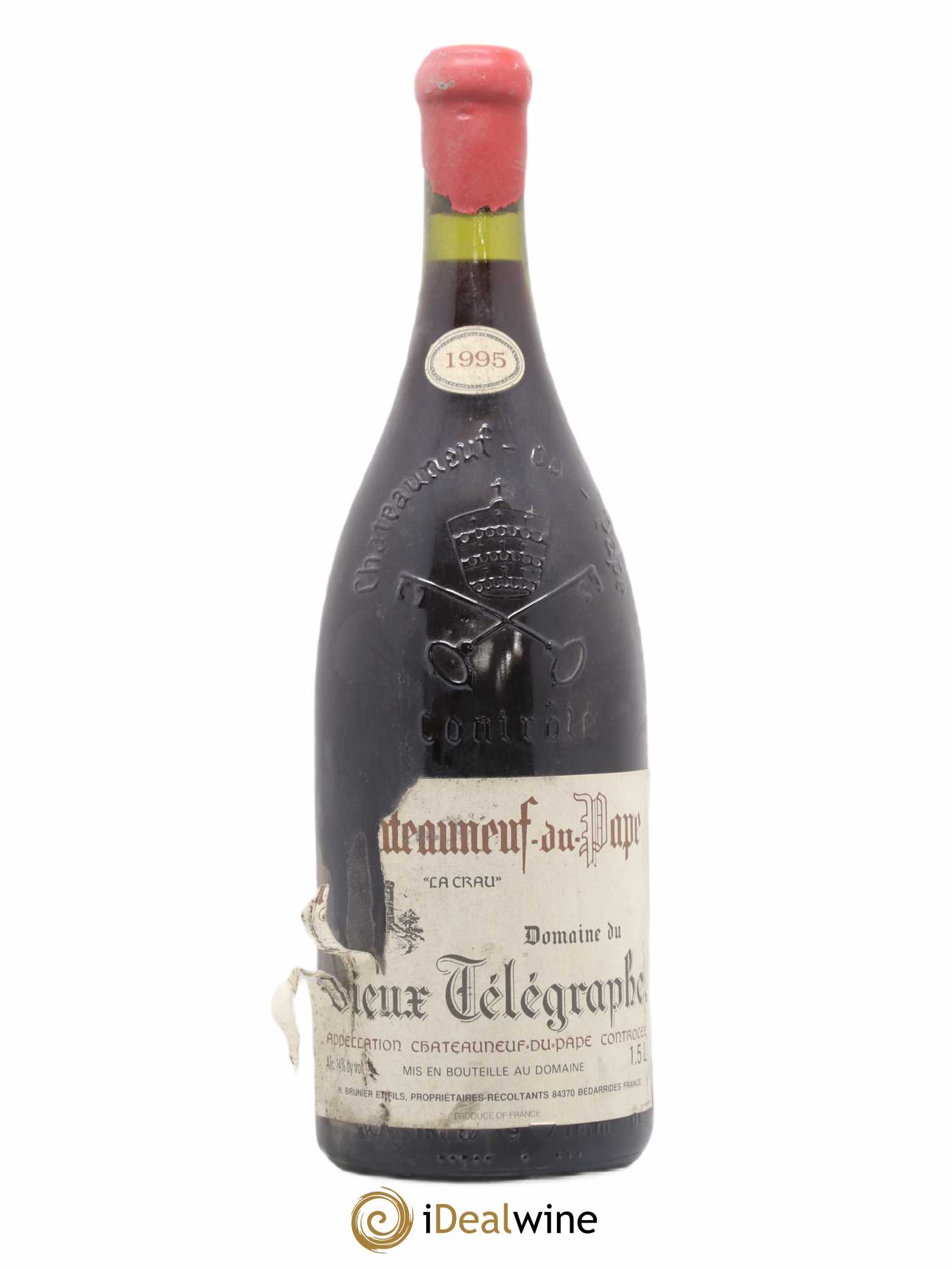 Châteauneuf-du-Pape Vieux Télégraphe (Domaine du) Vignobles Brunier 1995 - Lot de 1 magnum - 0