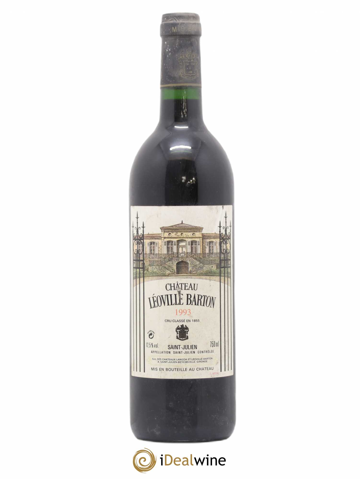 Château Léoville Barton 2ème Grand Cru Classé 1993 - Lot de 1 bouteille - 0