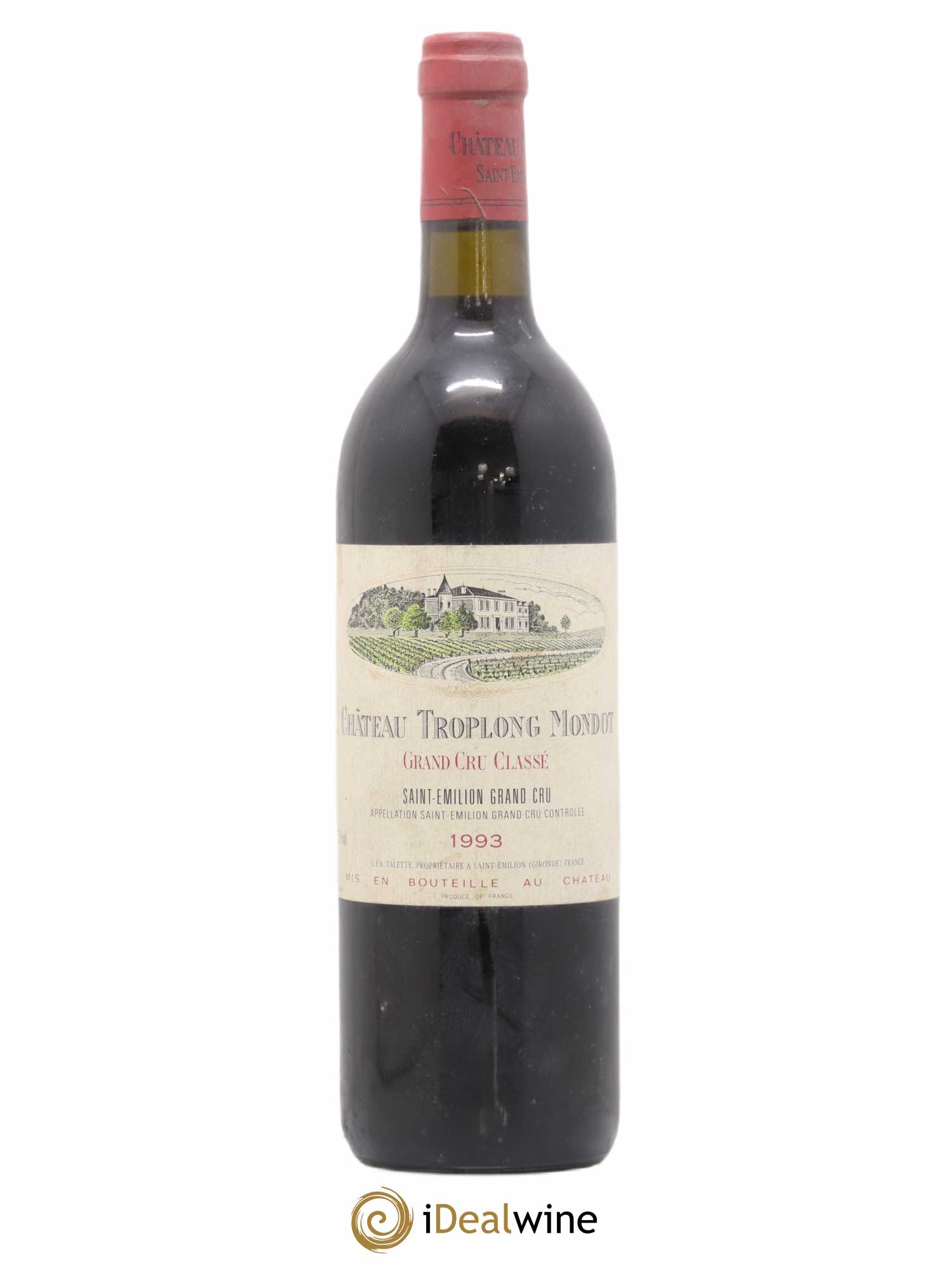 Château Troplong Mondot 1er Grand Cru Classé B 1993 - Lot de 1 bouteille - 0