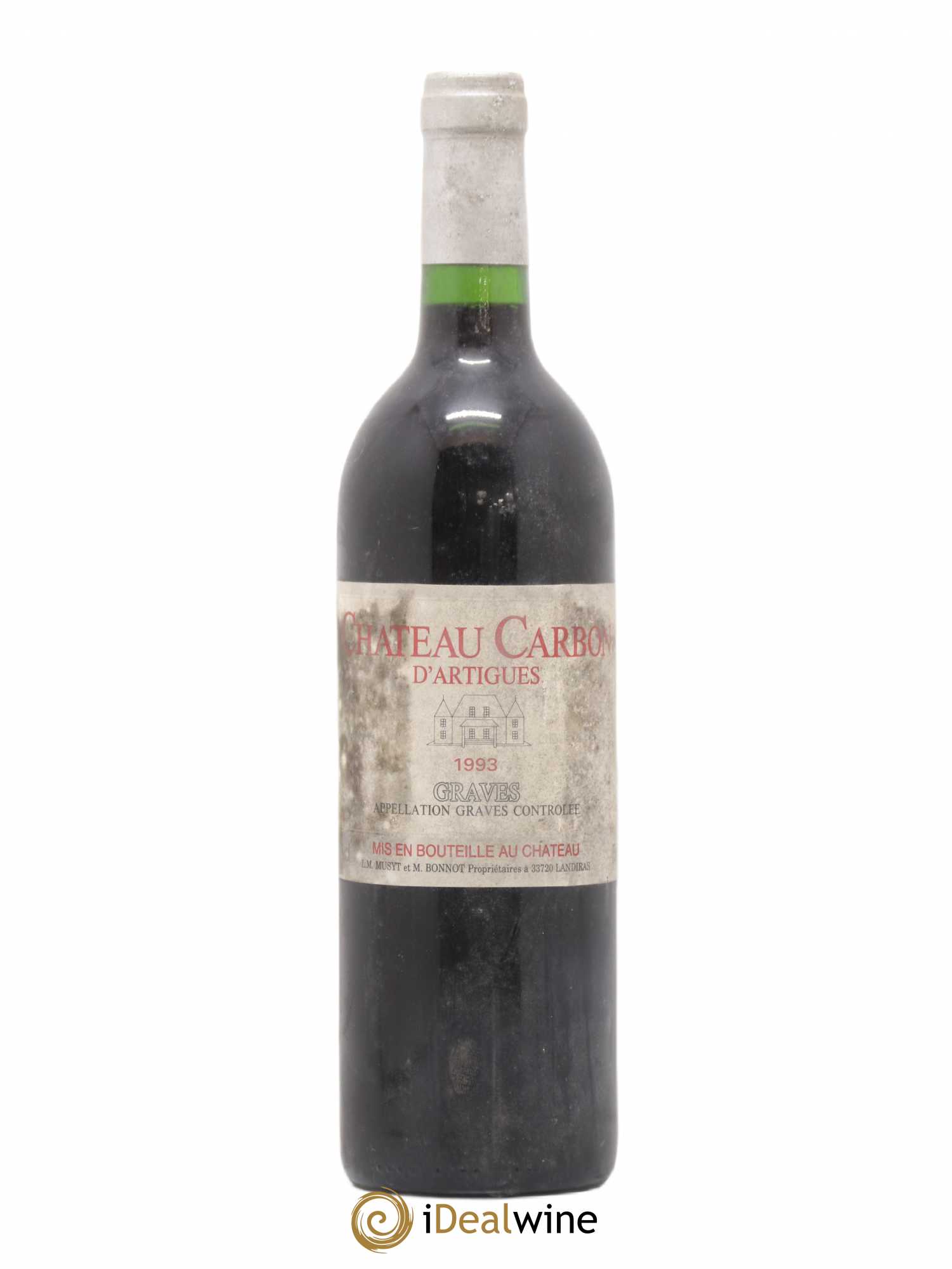 Graves Château Carbon d'Artigues 1993 - Lot de 1 bouteille - 0