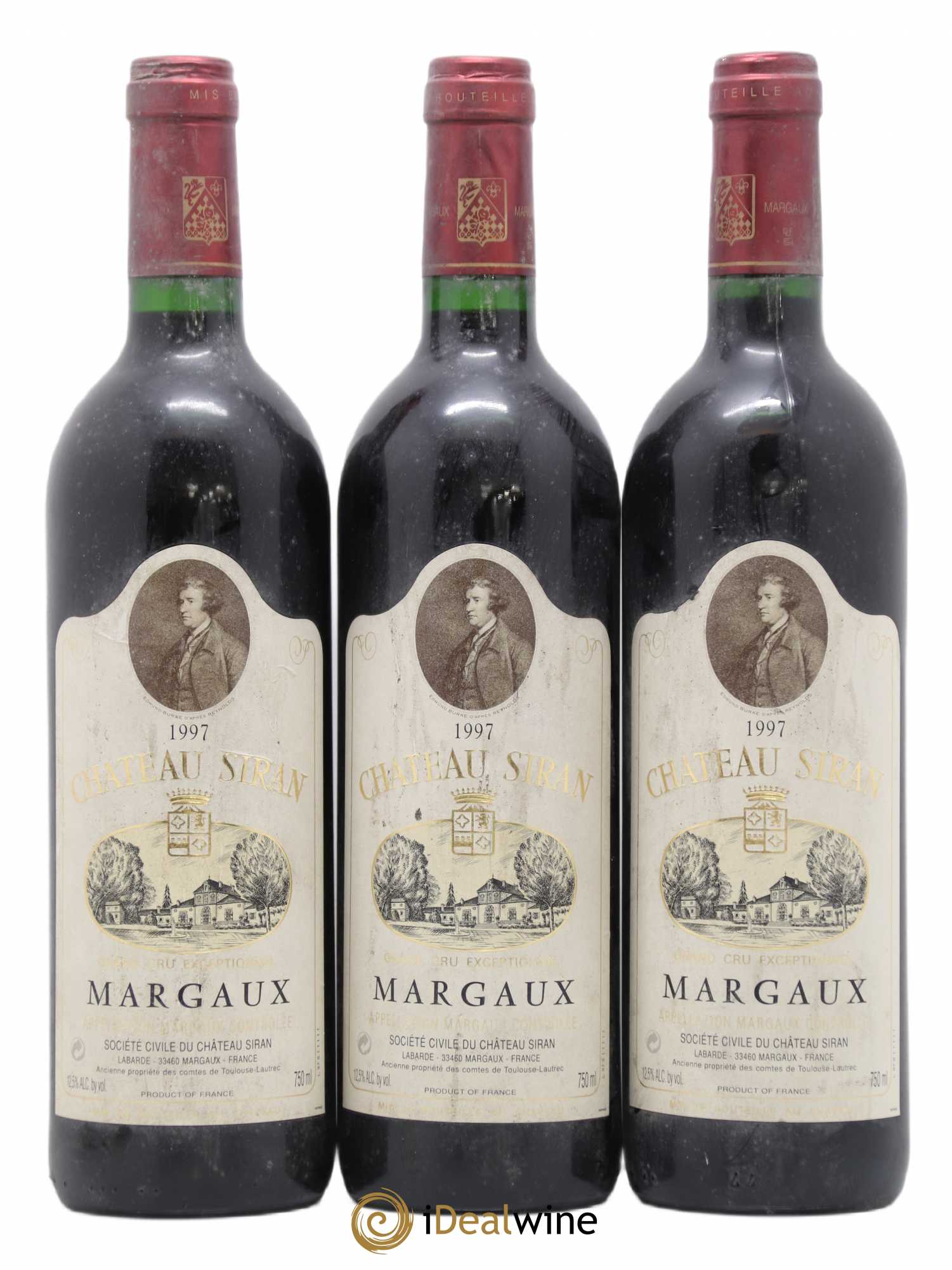 Château Siran 1997 - Lot de 3 bouteilles - 0