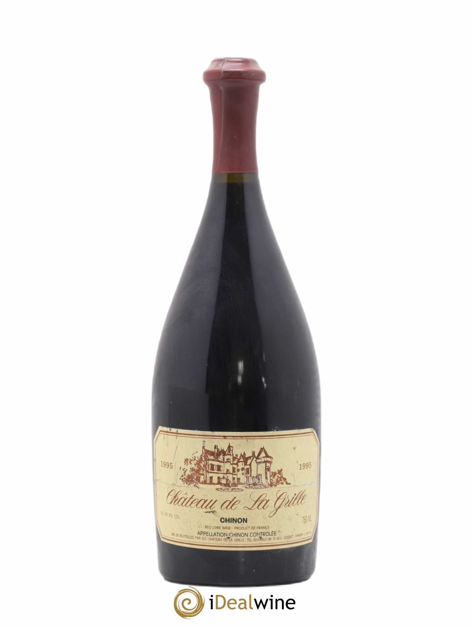 Chinon Château de la Grille 1995 - Lot de 1 bouteille - 0