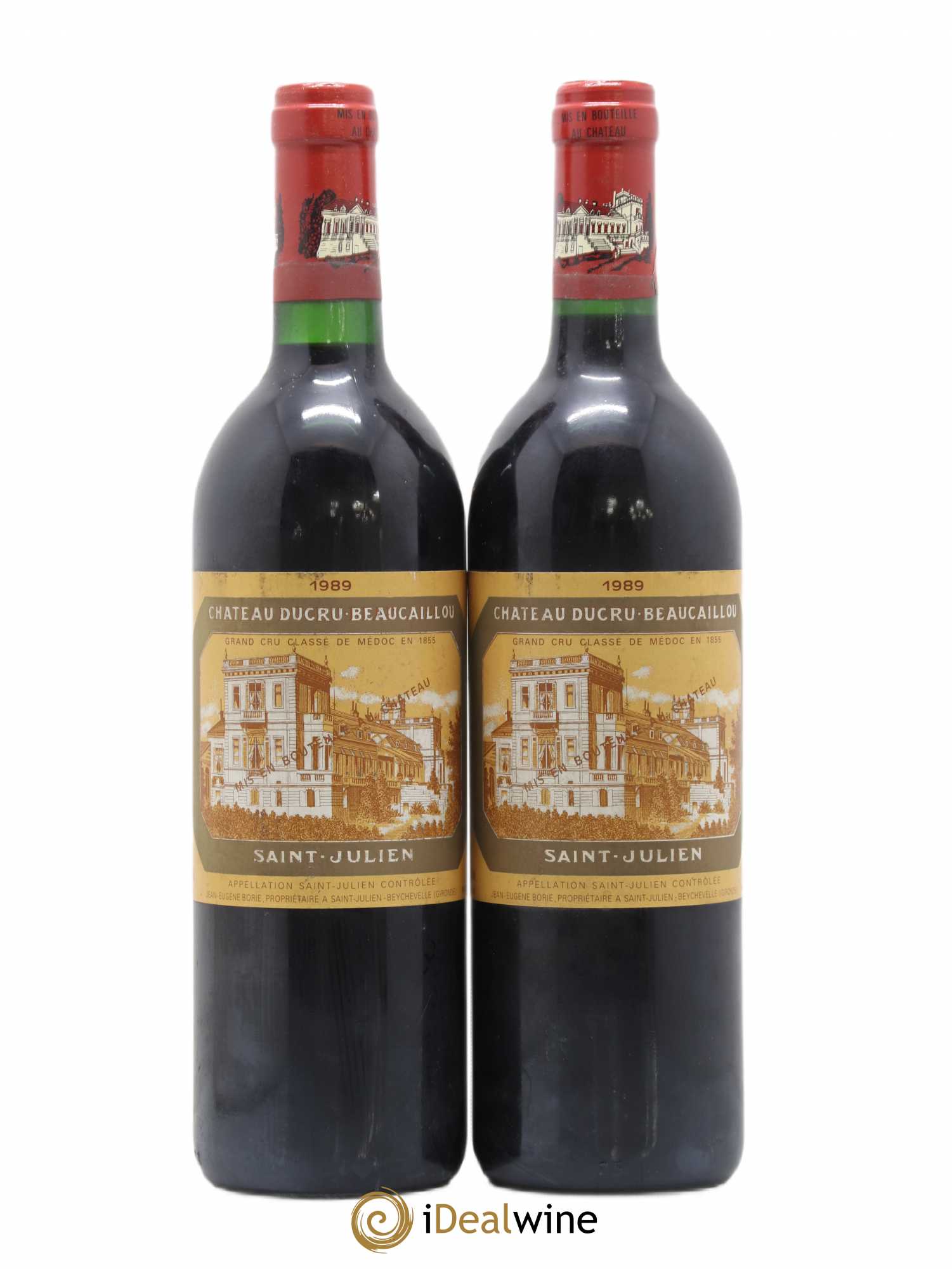 Château Ducru Beaucaillou 2ème Grand Cru Classé 1989 - Lot de 2 bouteilles - 0