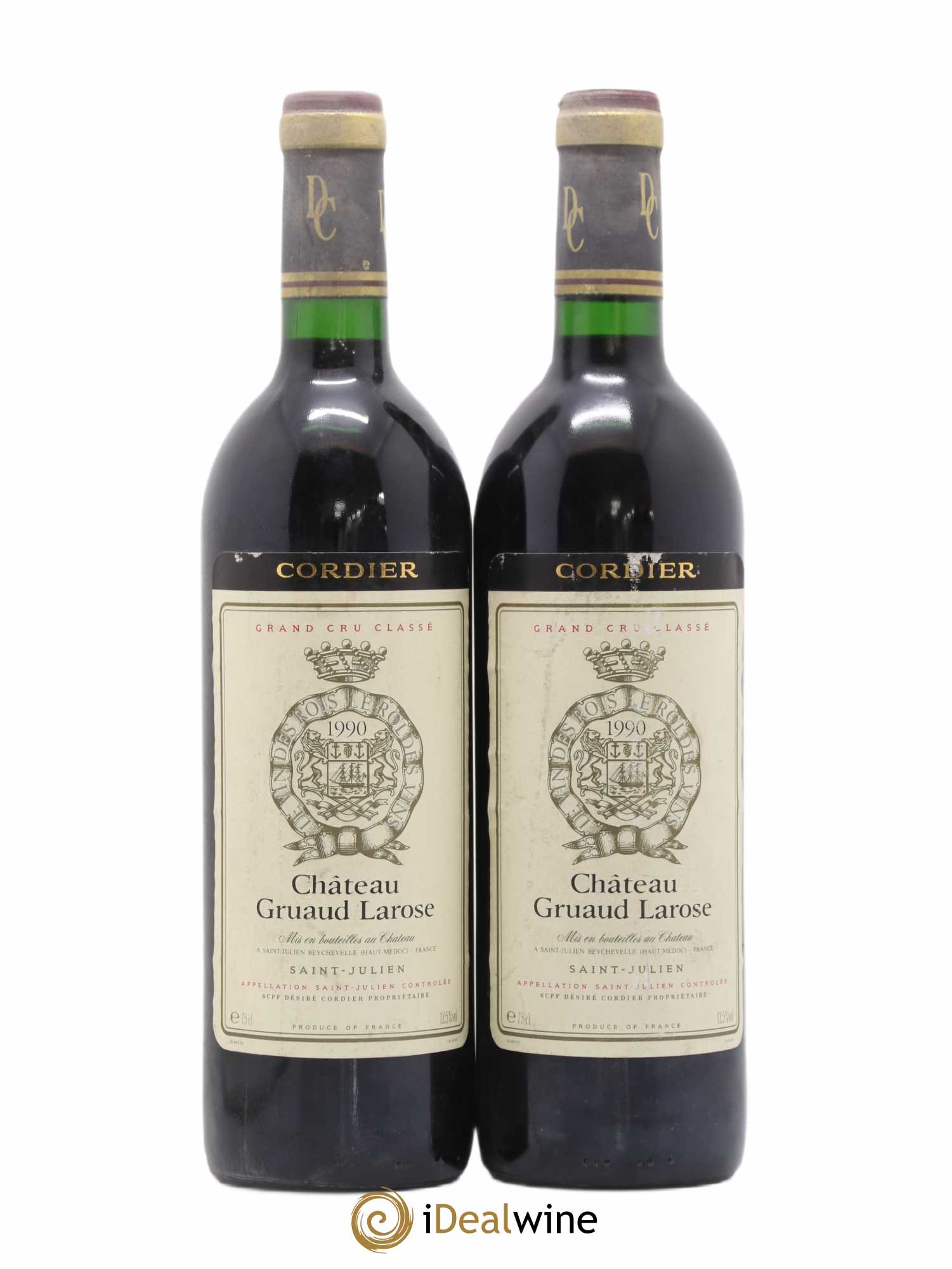 Château Gruaud Larose 2ème Grand Cru Classé 1990 - Lot de 2 bouteilles - 0