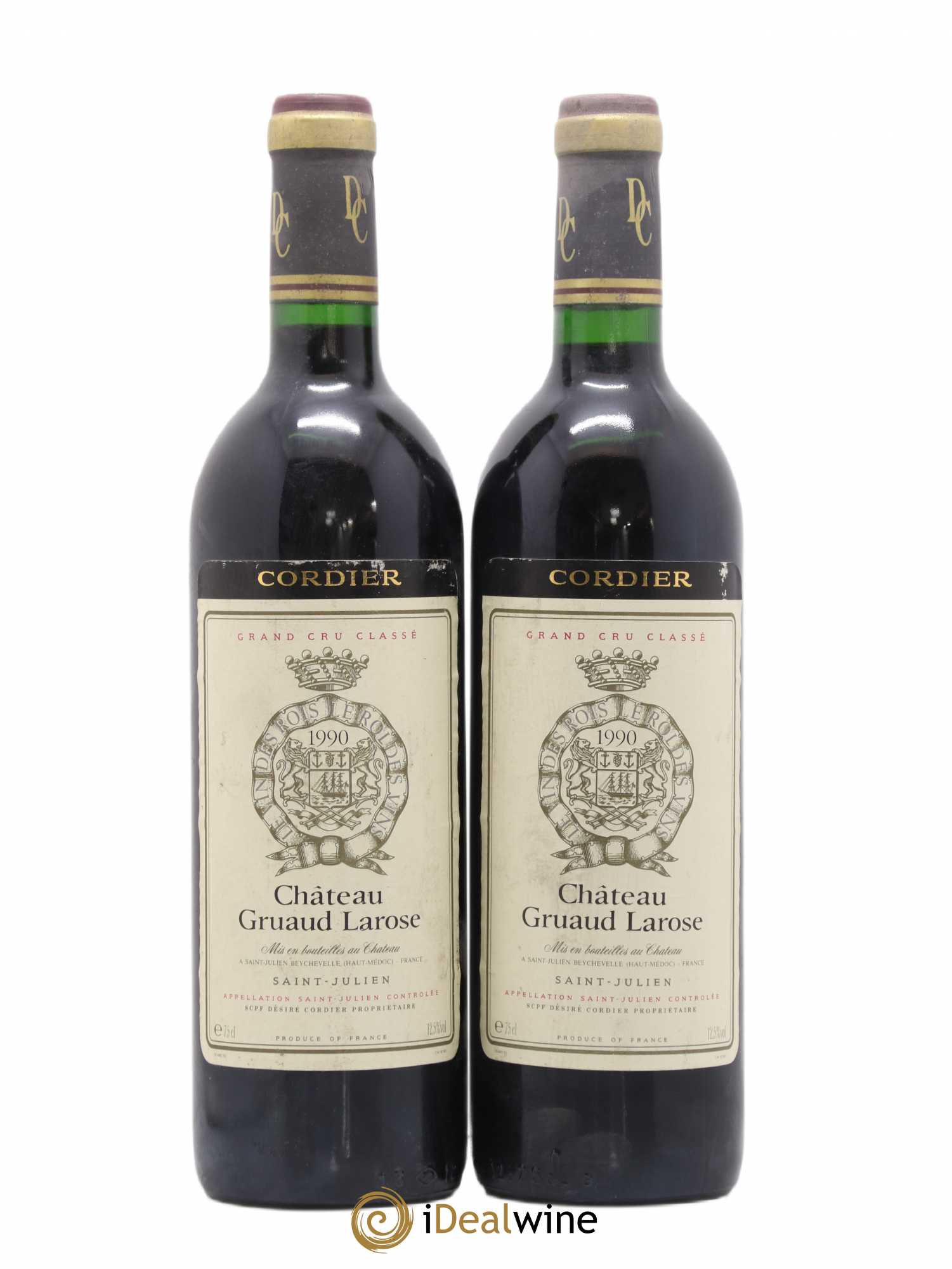 Château Gruaud Larose 2ème Grand Cru Classé 1990 - Lot de 2 bouteilles - 0