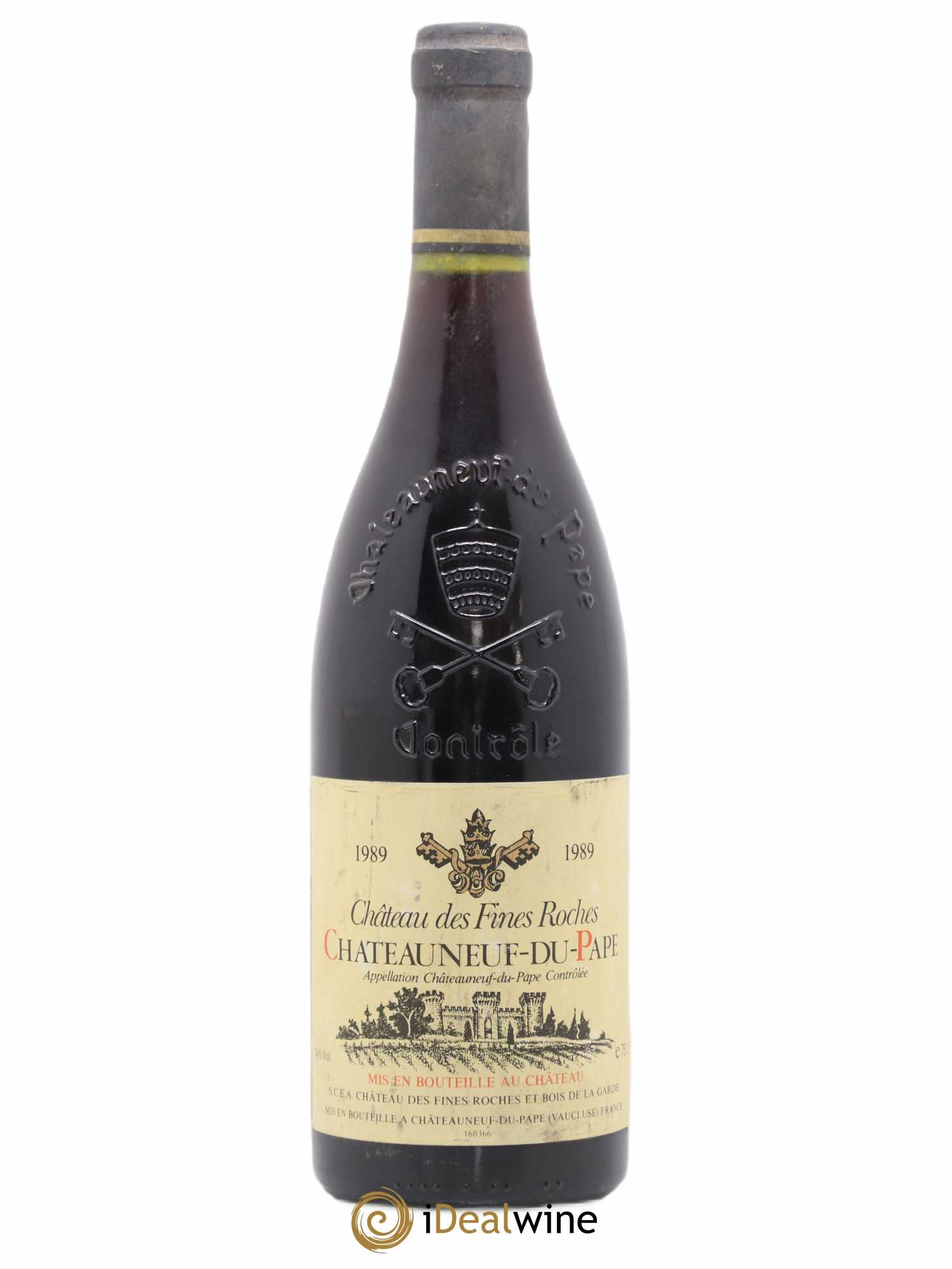 Châteauneuf-du-Pape Château des Fines Roches 1989 - Lot de 1 bouteille - 0
