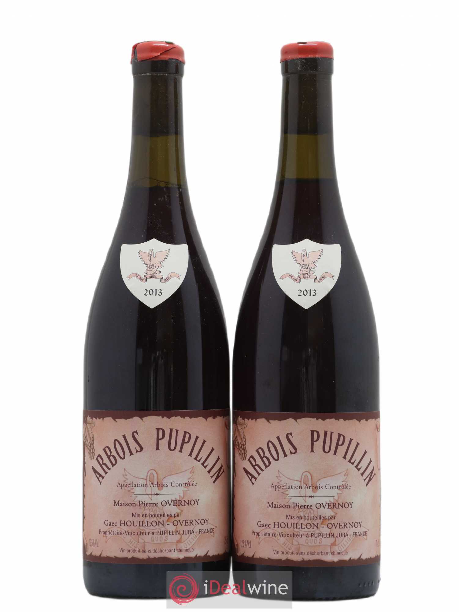 Arbois-Pupillin Poulsard (cire rouge) Overnoy-Houillon (Domaine) 2013 - Lot de 2 bouteilles - 0
