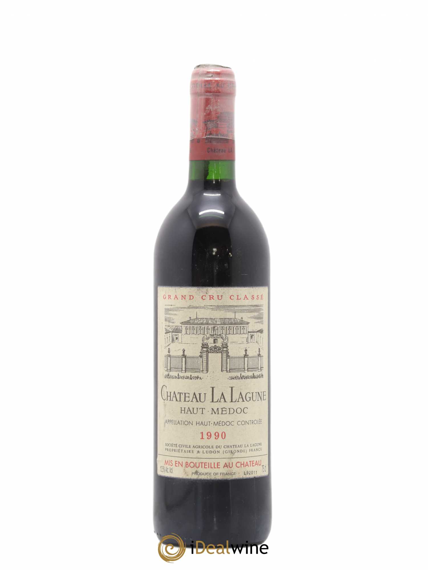 Château la Lagune 3ème Grand Cru Classé 1990 - Lot de 1 bouteille - 0