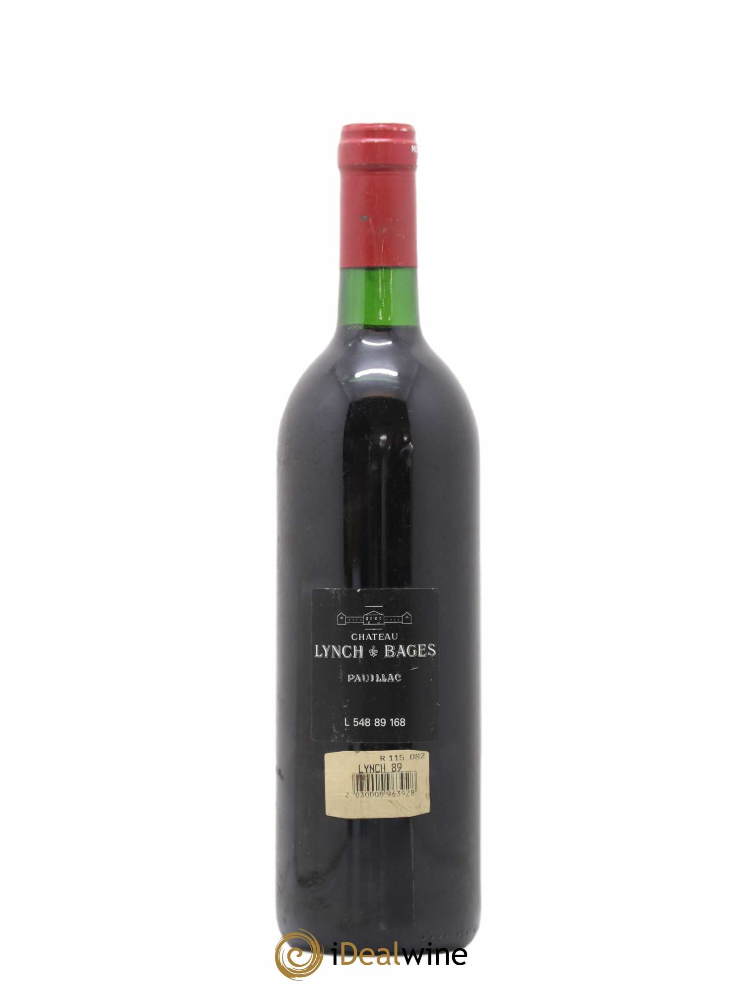 Château Lynch Bages 5ème Grand Cru Classé 1989 - Lot de 1 bouteille - 1