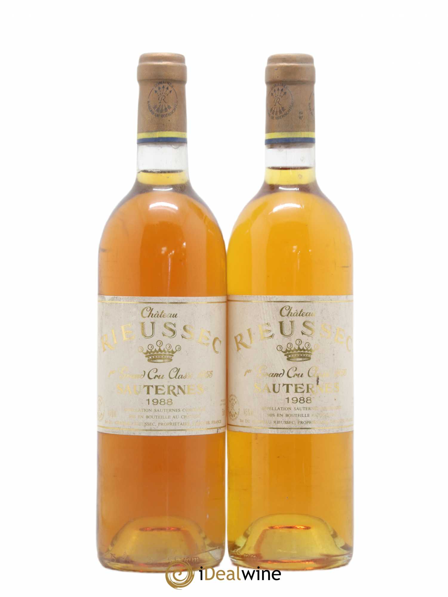 Château Rieussec 1er Grand Cru Classé 1988 - Lotto di 2 bottiglie - 0