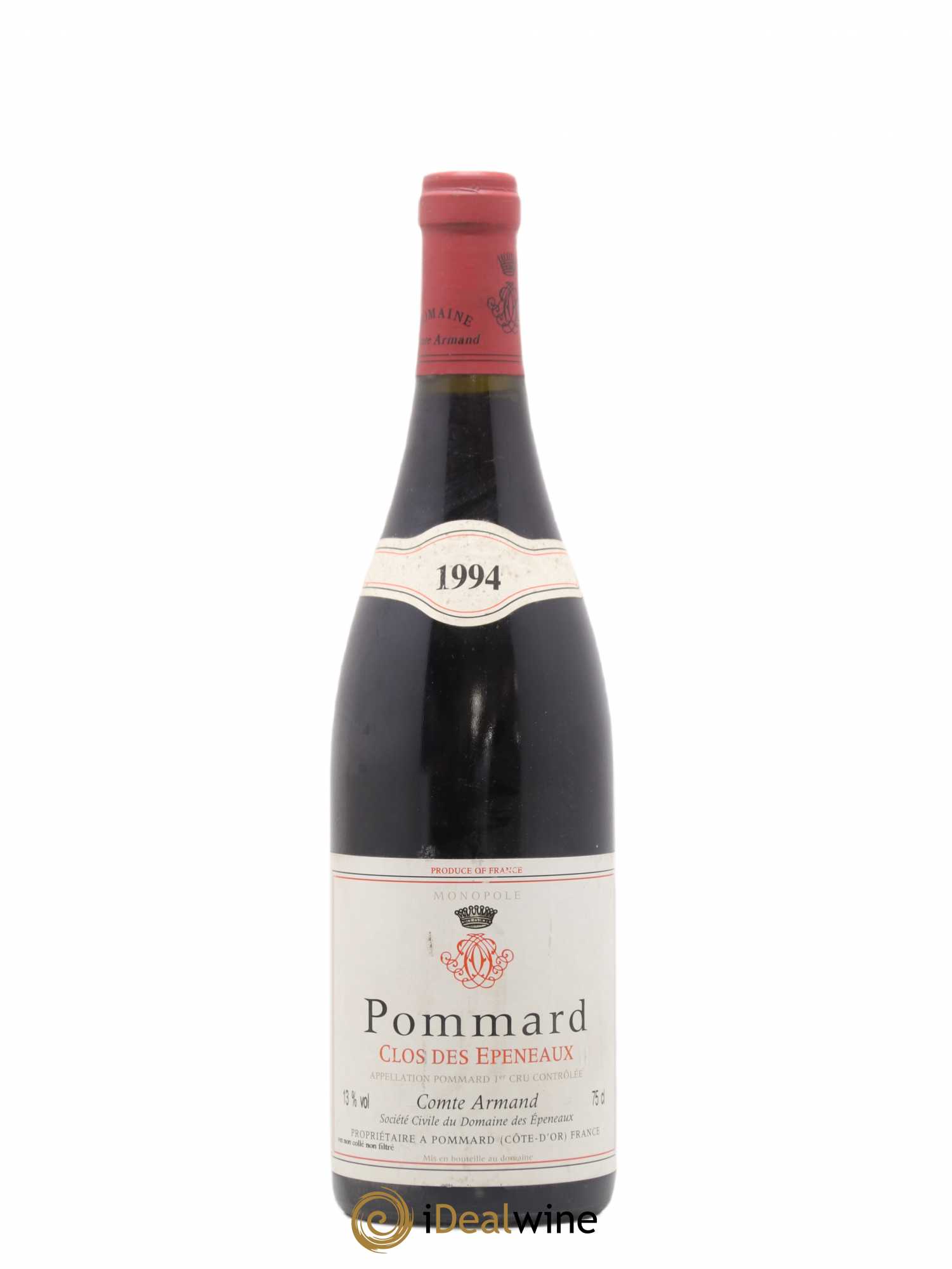 Pommard 1er Cru Clos des Epeneaux Comte Armand 1994 - Lot de 1 bouteille - 0