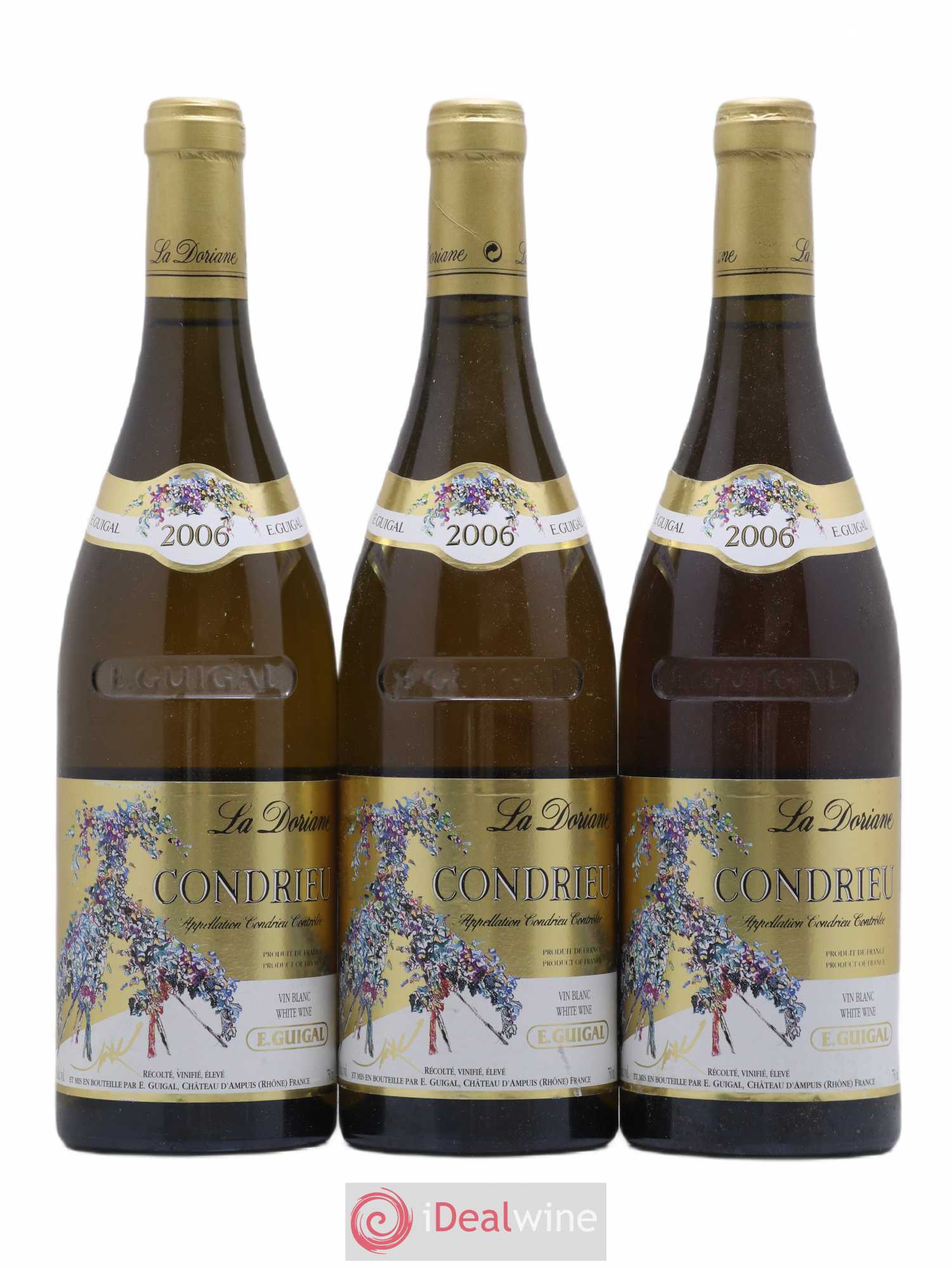 Condrieu La Doriane Guigal 2006 - Lot de 3 bouteilles - 0
