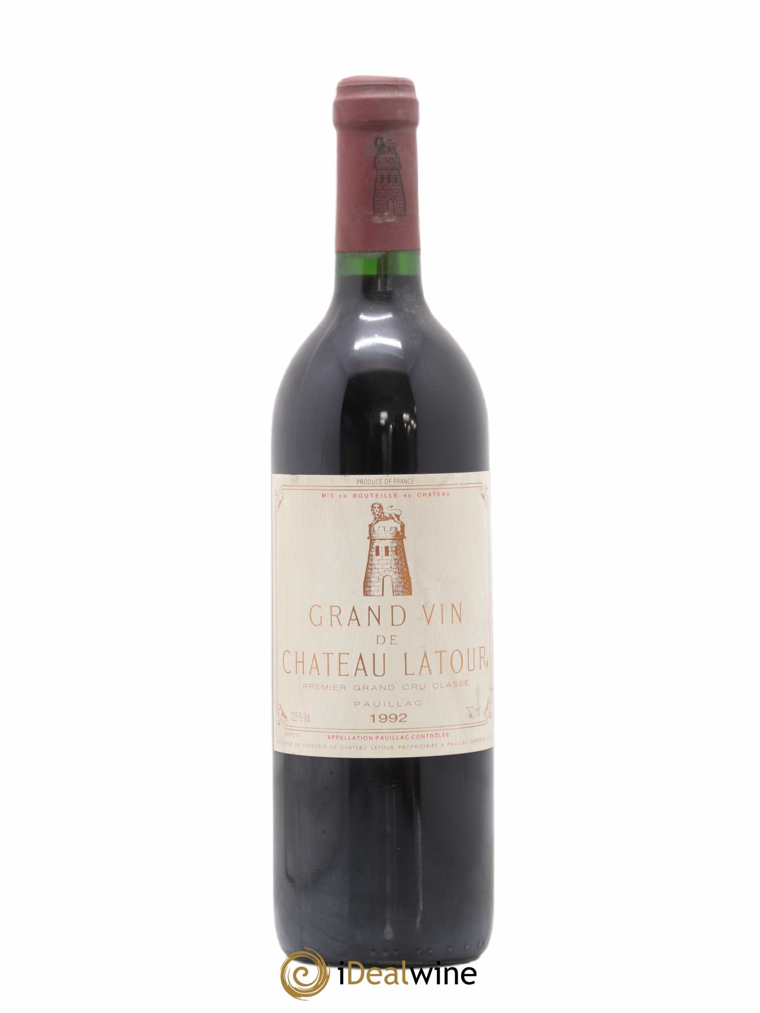 Château Latour 1er Grand Cru Classé 1992 - Lot de 1 bouteille - 0
