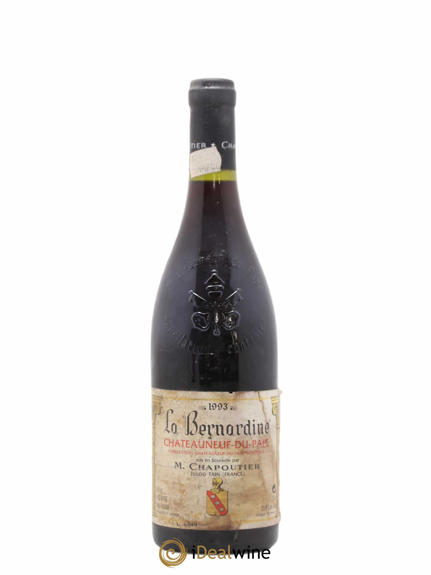 Châteauneuf-du-Pape La Bernardine Chapoutier 1993 - Lot de 1 bouteille - 0