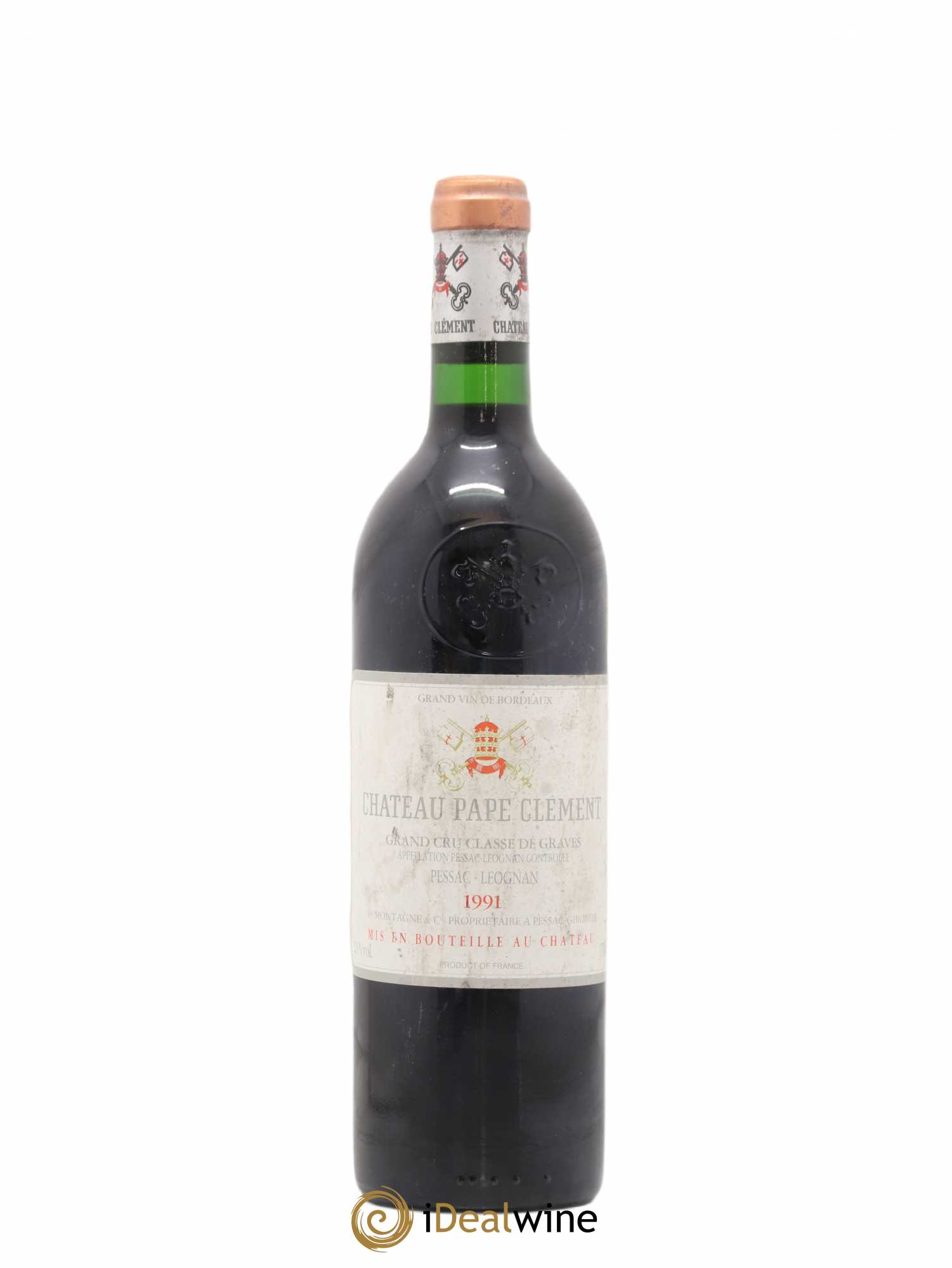 Château Pape Clément Cru Classé de Graves 1991 - Lot de 1 bouteille - 0